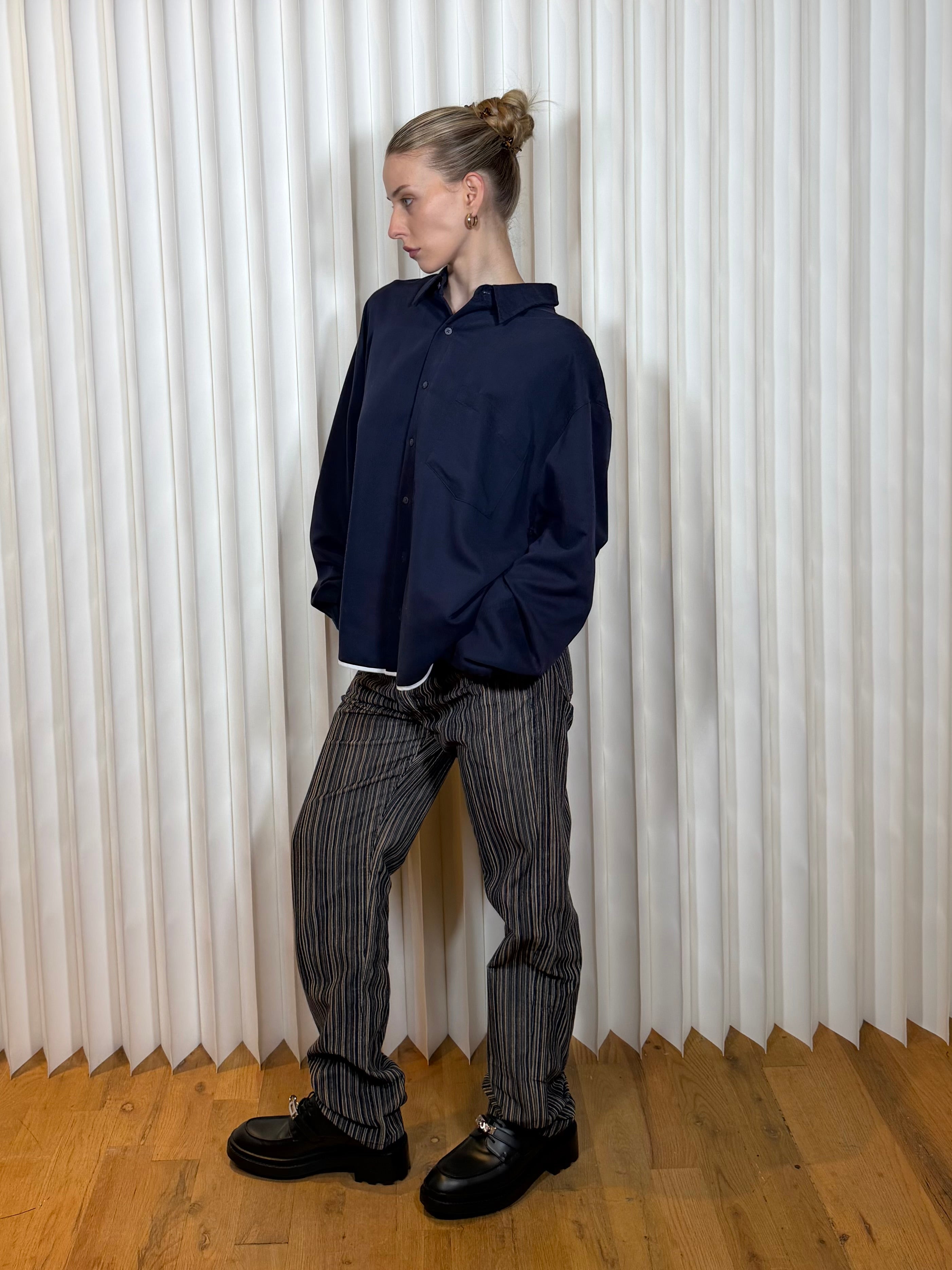 FRIDA Reworked Button Down "Navy"