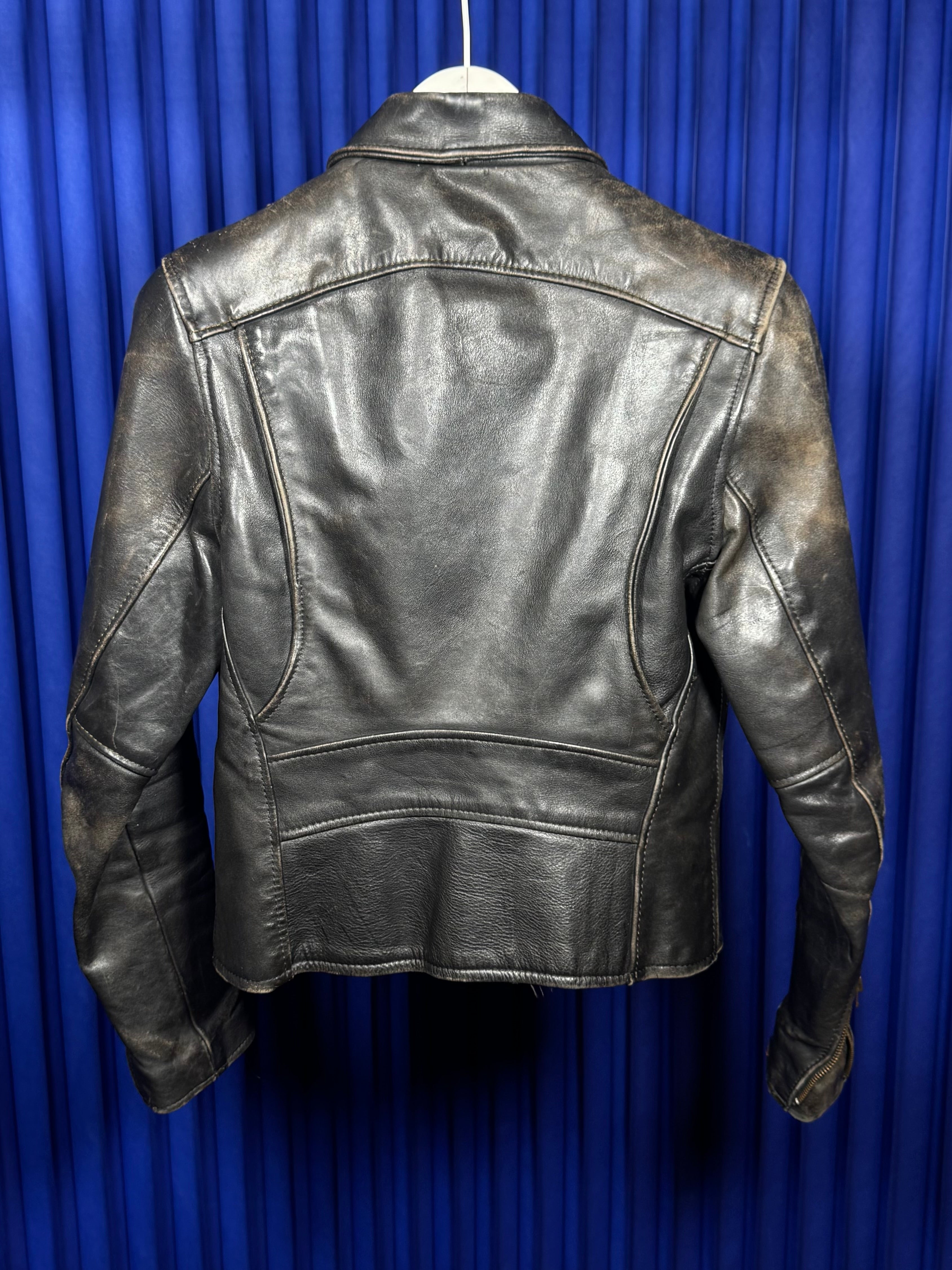 HOG SKINS LINED LEATHER MOTO