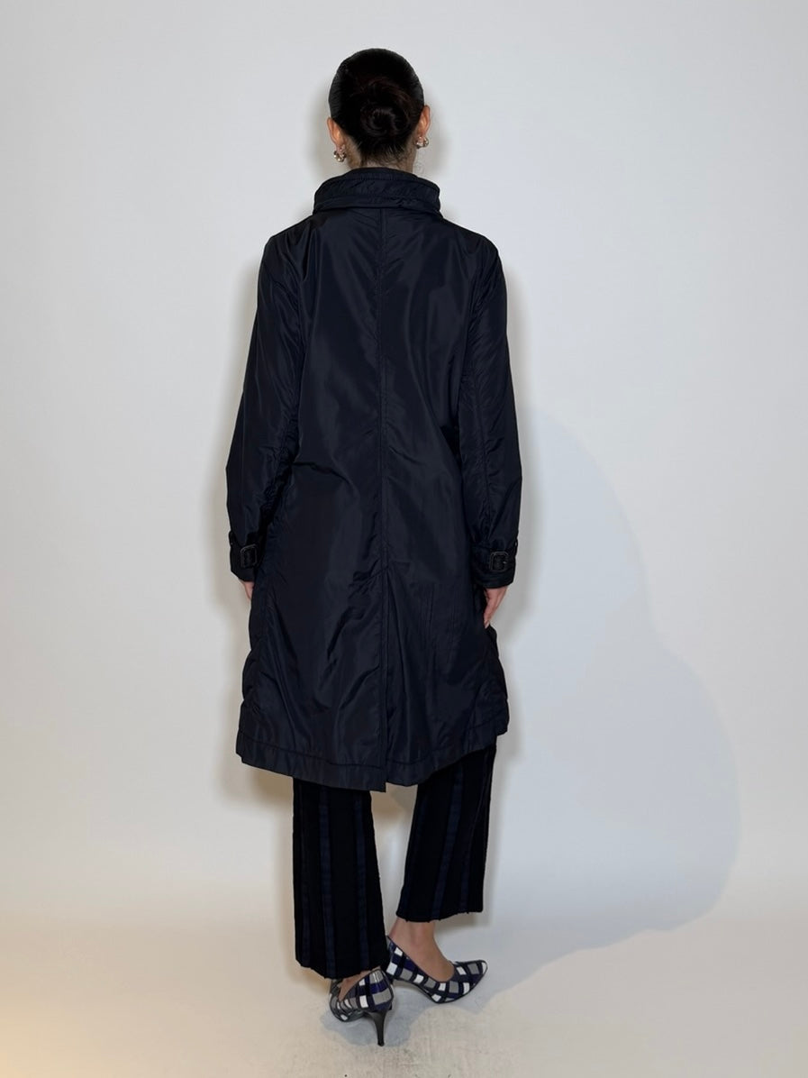 1993 Issey Miyake Double Breasted Nylon Coat