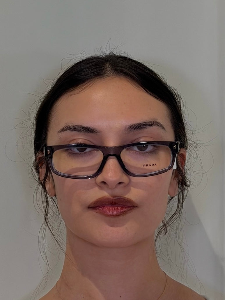 Prada PR B 02V EYEGLASSES ‘Dark Blue’