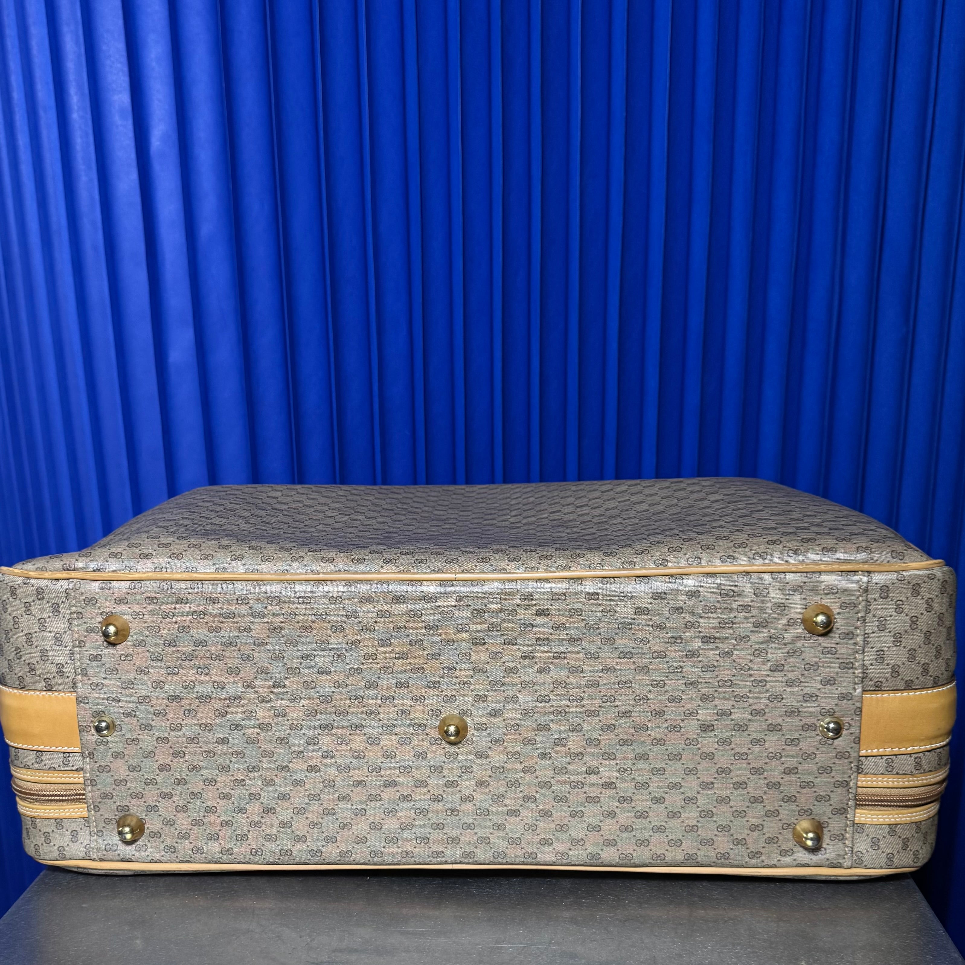 70S GUCCI MICRO GG MONOGRAM WEEKENDER BAG
