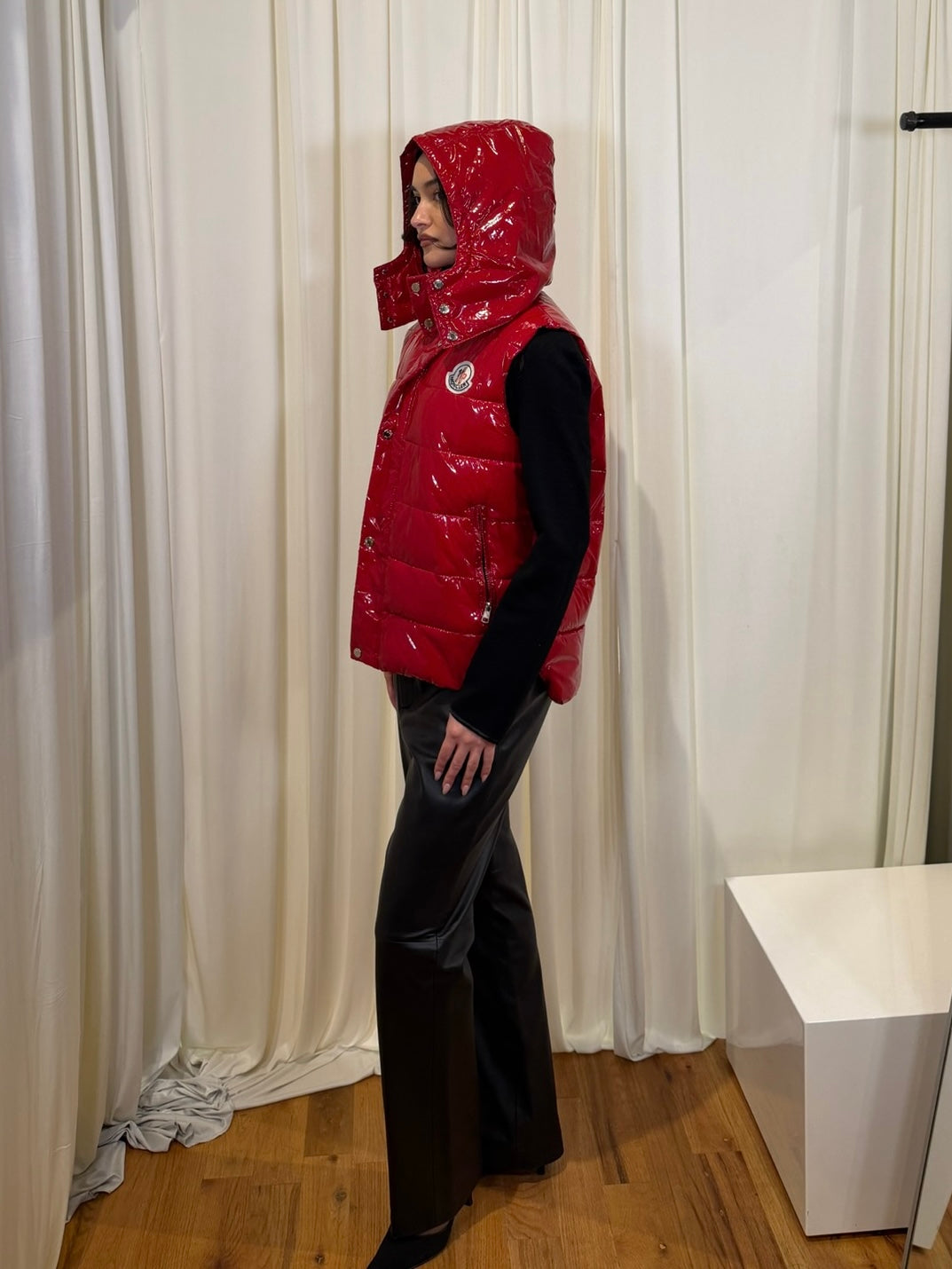 Moncler Red Puffer Vest