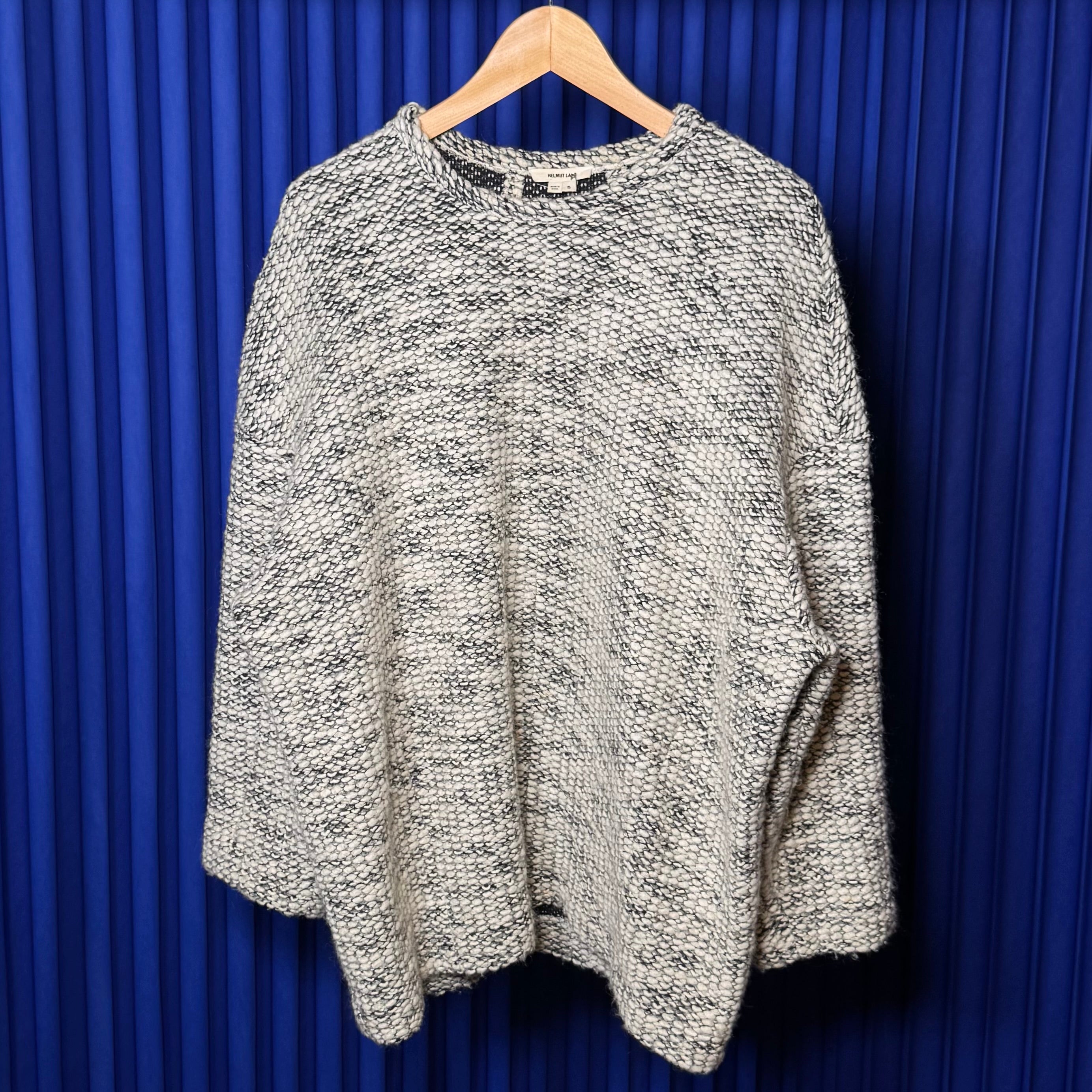 HELMUT LANG OVERSIZED WOOL BLEND SWEATER