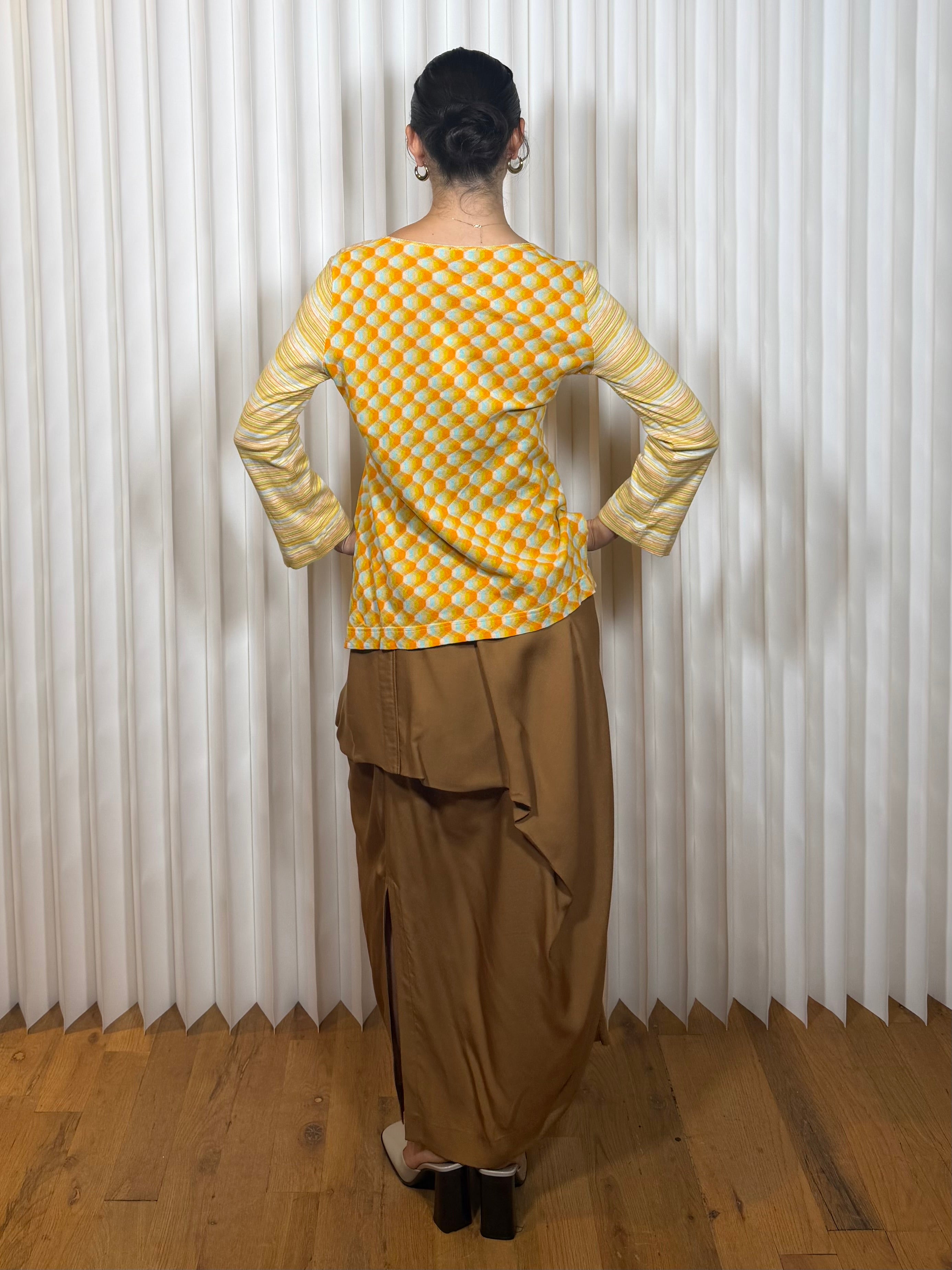 Vintage Missoni Multicolor L/S Crewneck Top