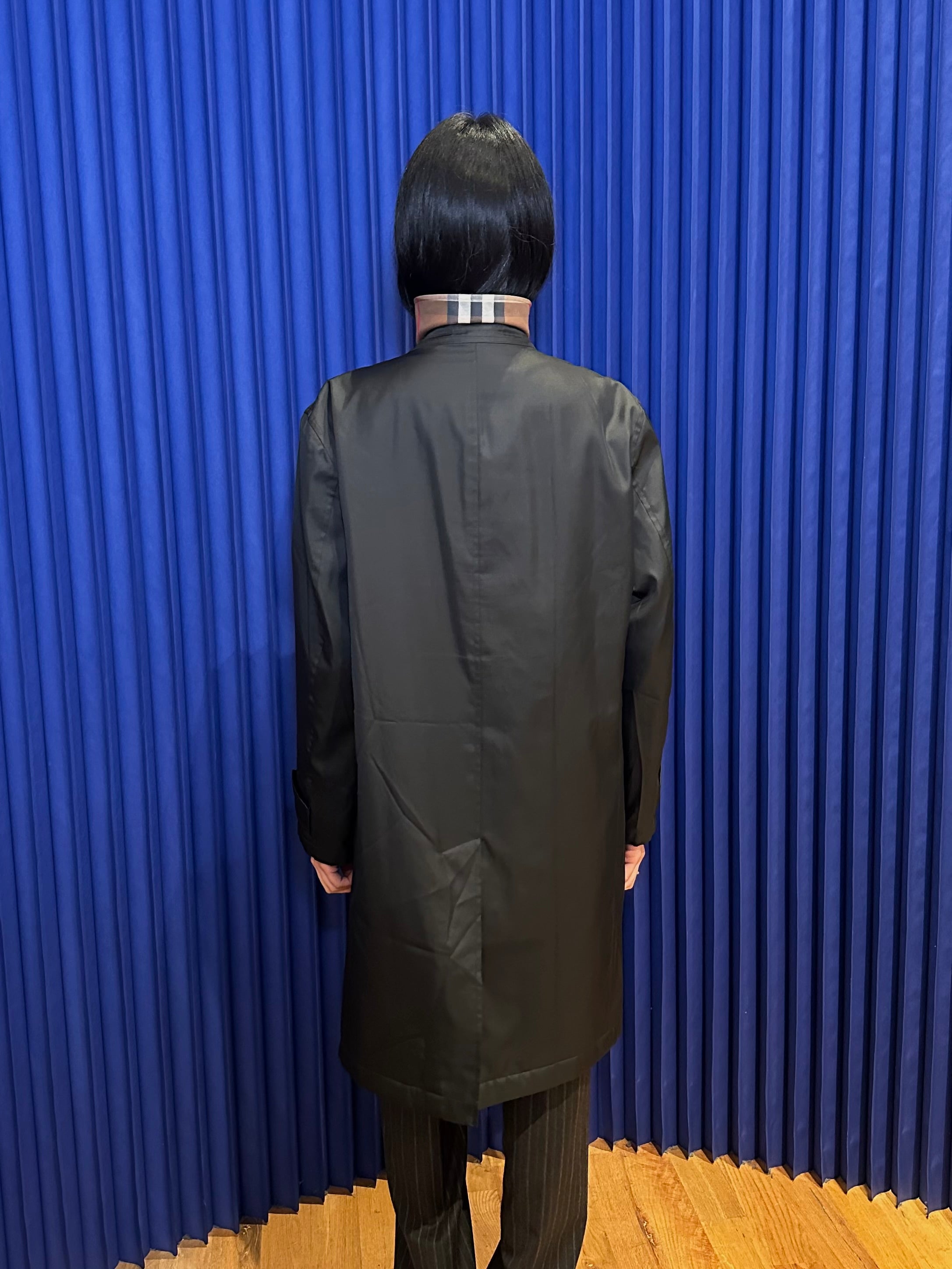 BURBERRY LONDON BLACK NYLON COAT