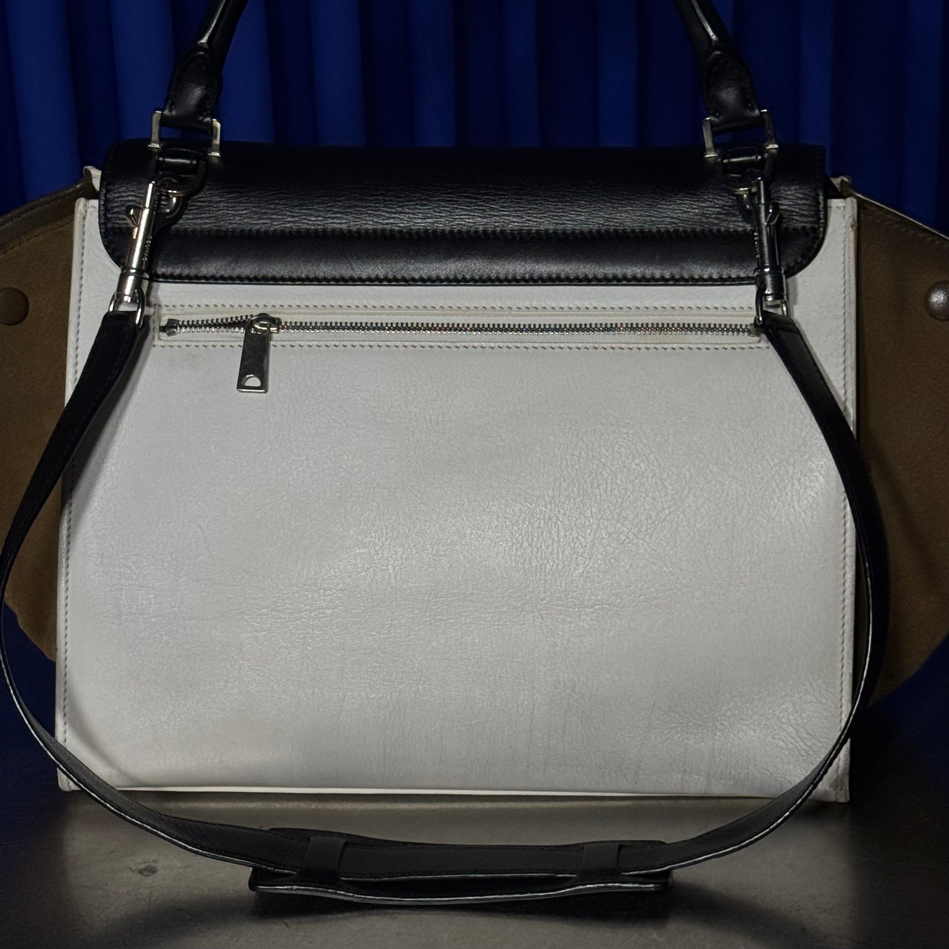 2014 CÉLINE TRAPEZE TRICOLOR 2WAY LEATHER BAG