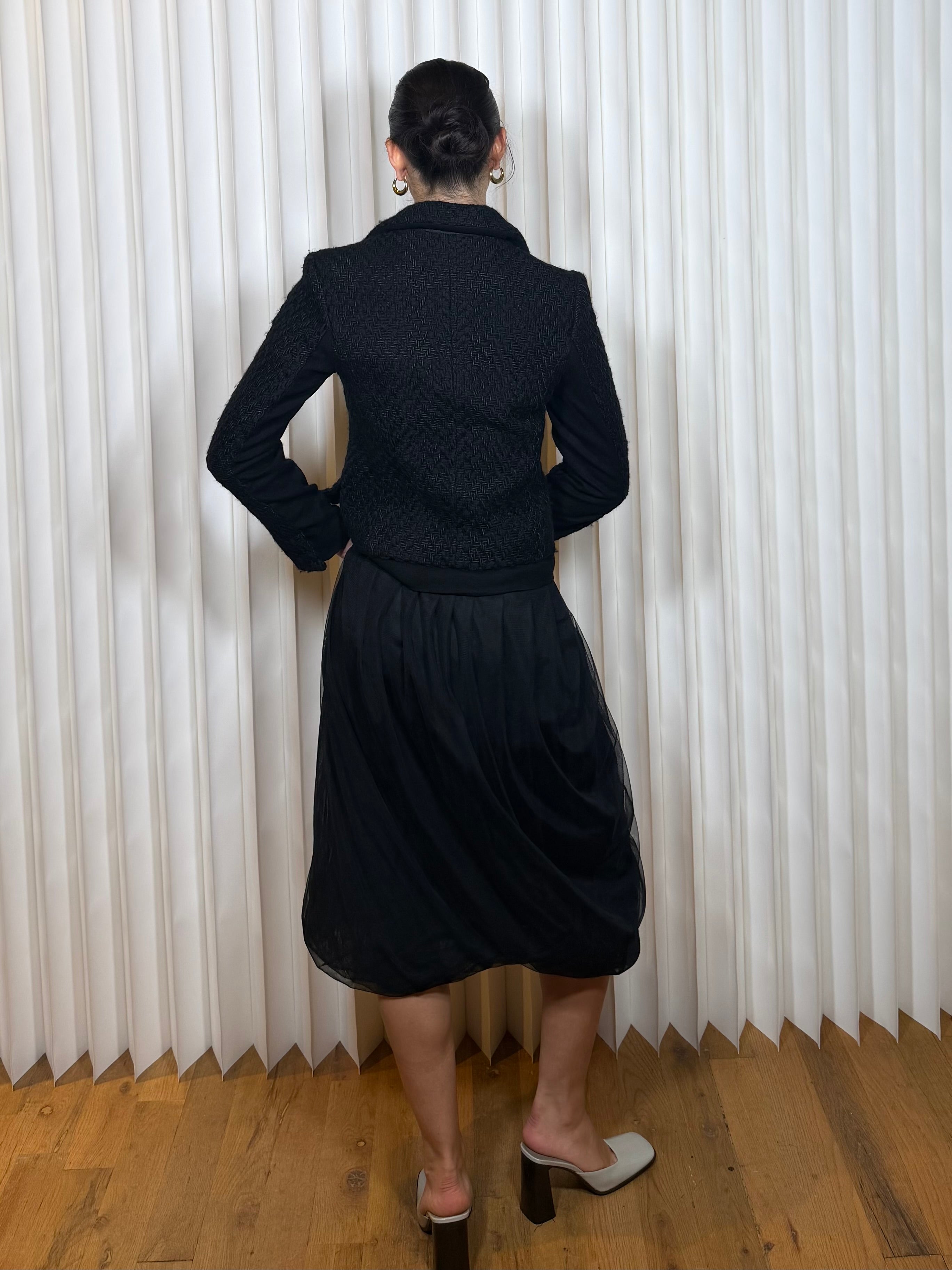 Lilith Black Bubble Skirt