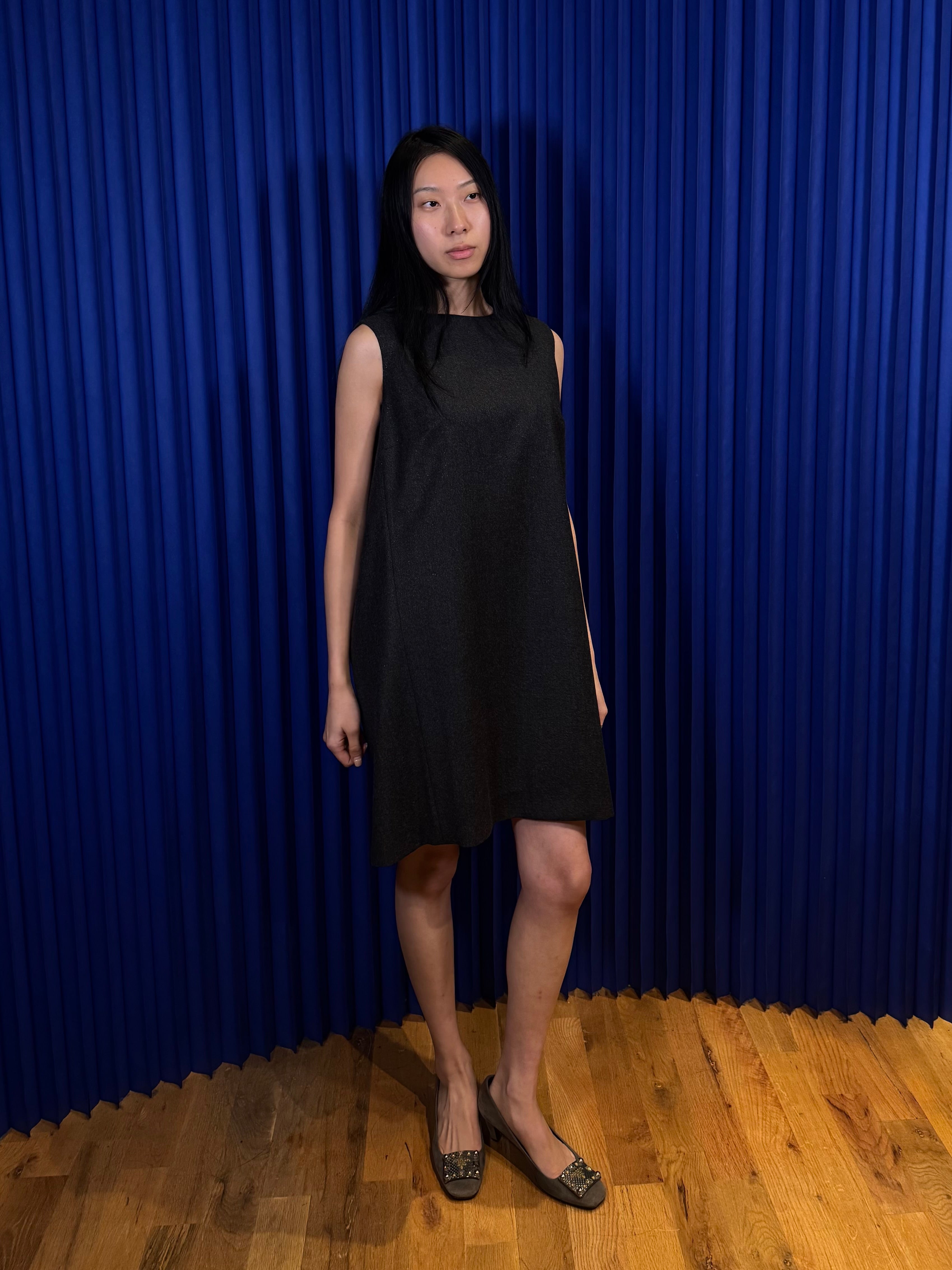 FW 09 YSL WOOL MIDI DRESS