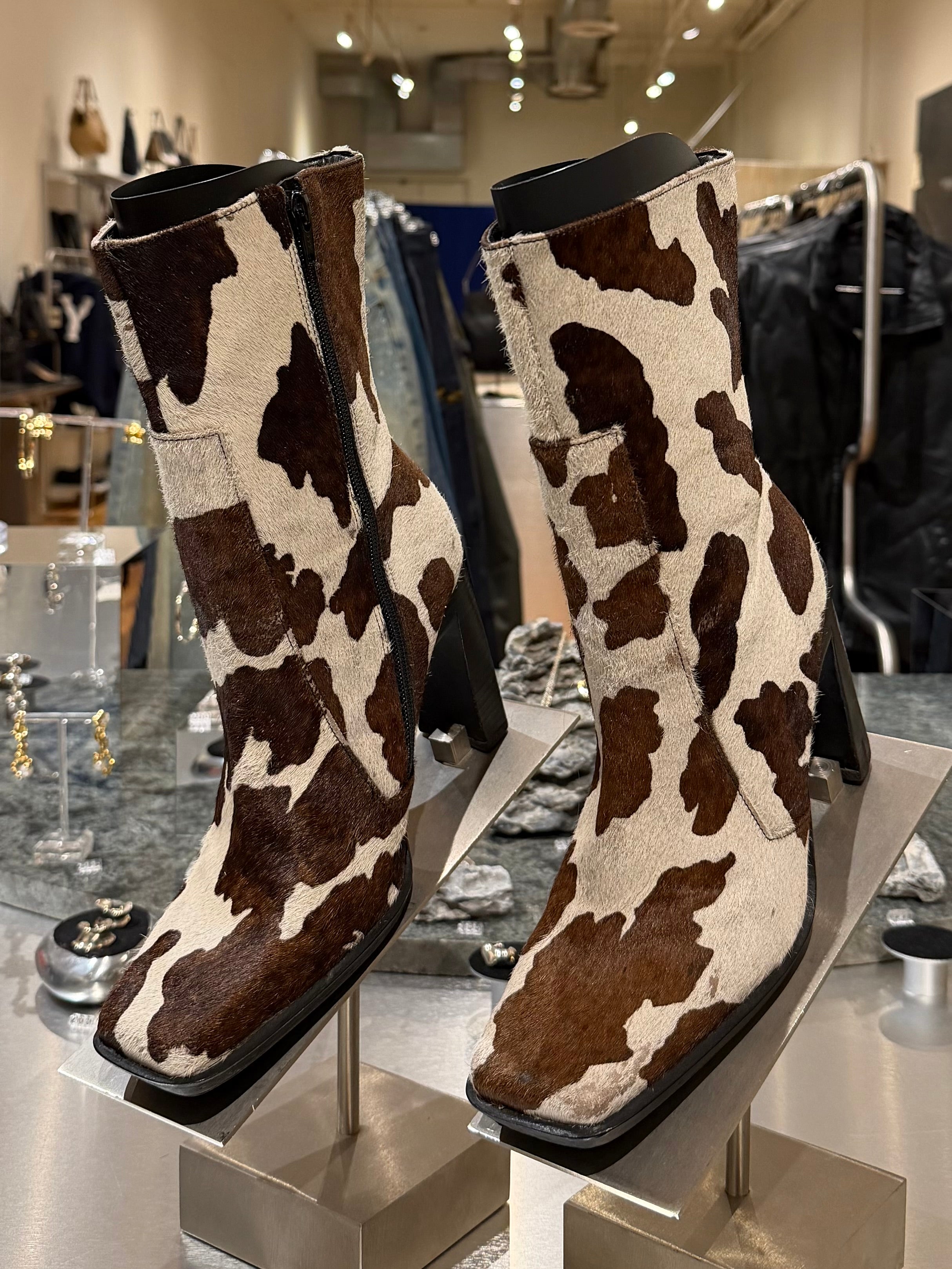 David Aaron Cowhide Boot