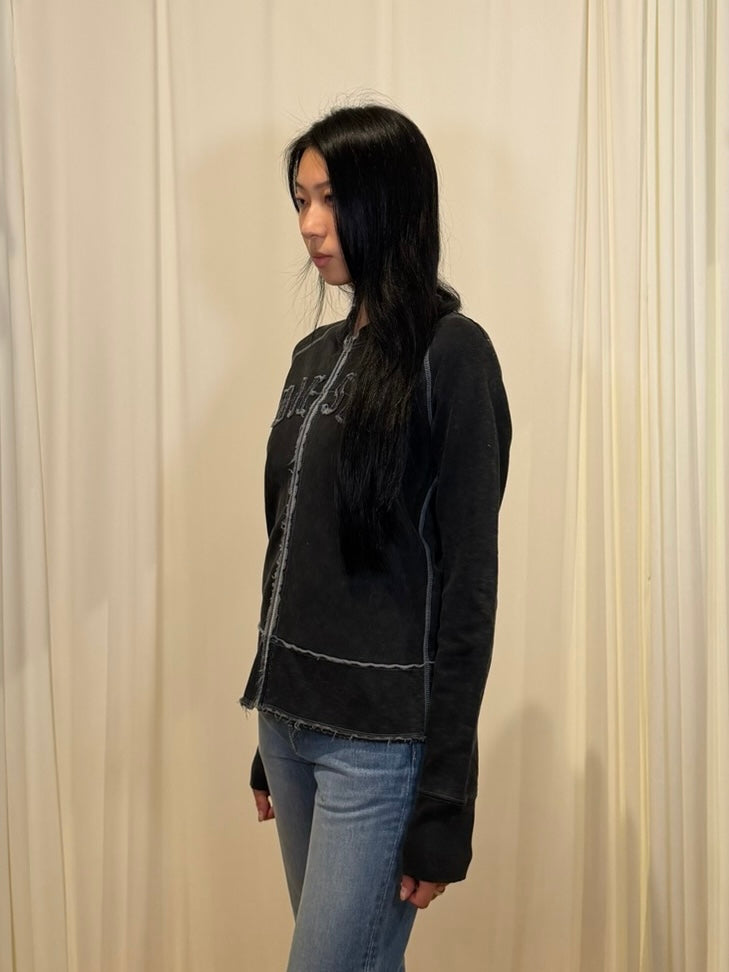 Diesel Cotton L/S Zip Up Top