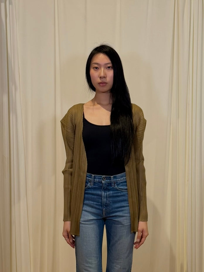 Pleats Please Long-sleeve Open Top