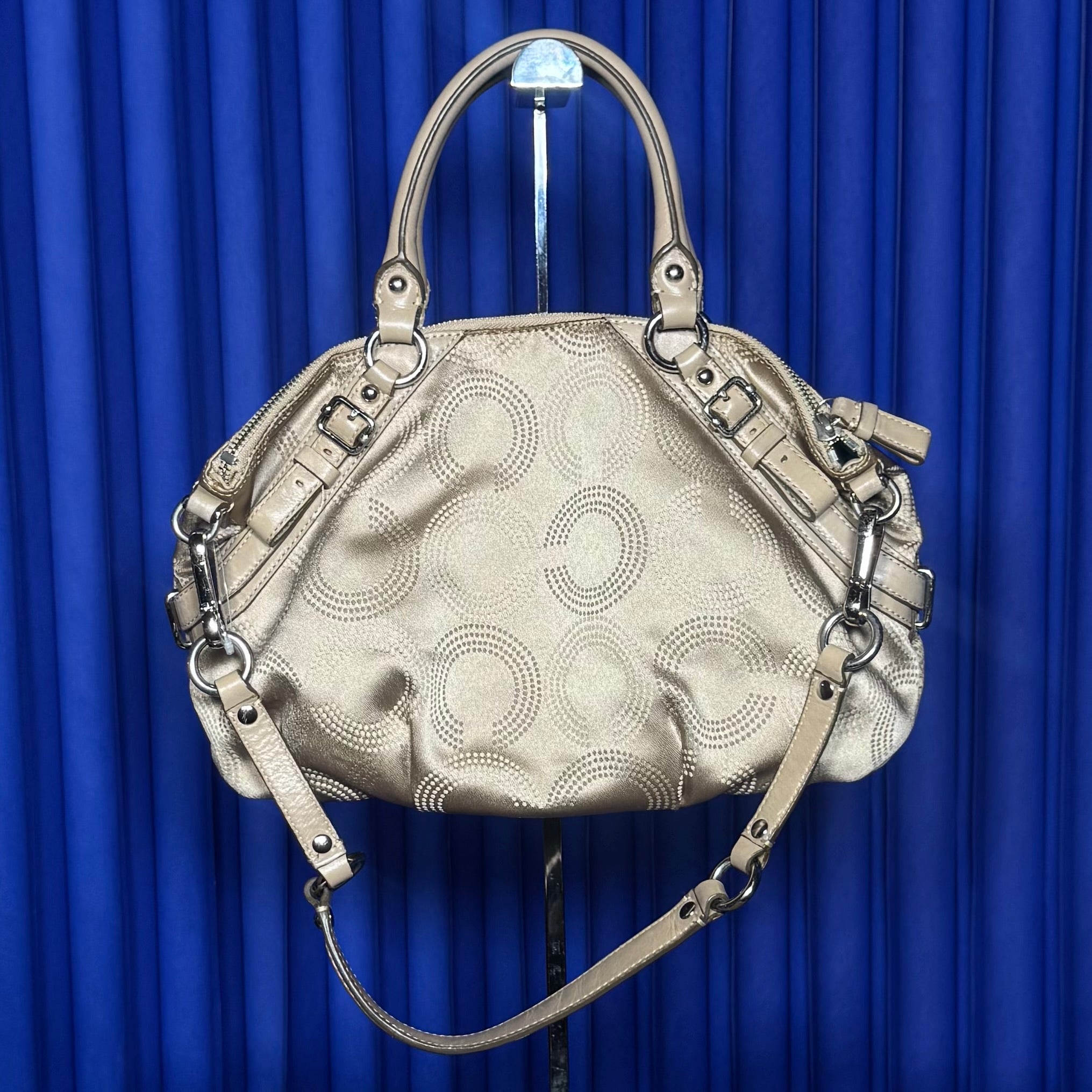 COACH MADISON DOTTED SOPHIA SATCHEL