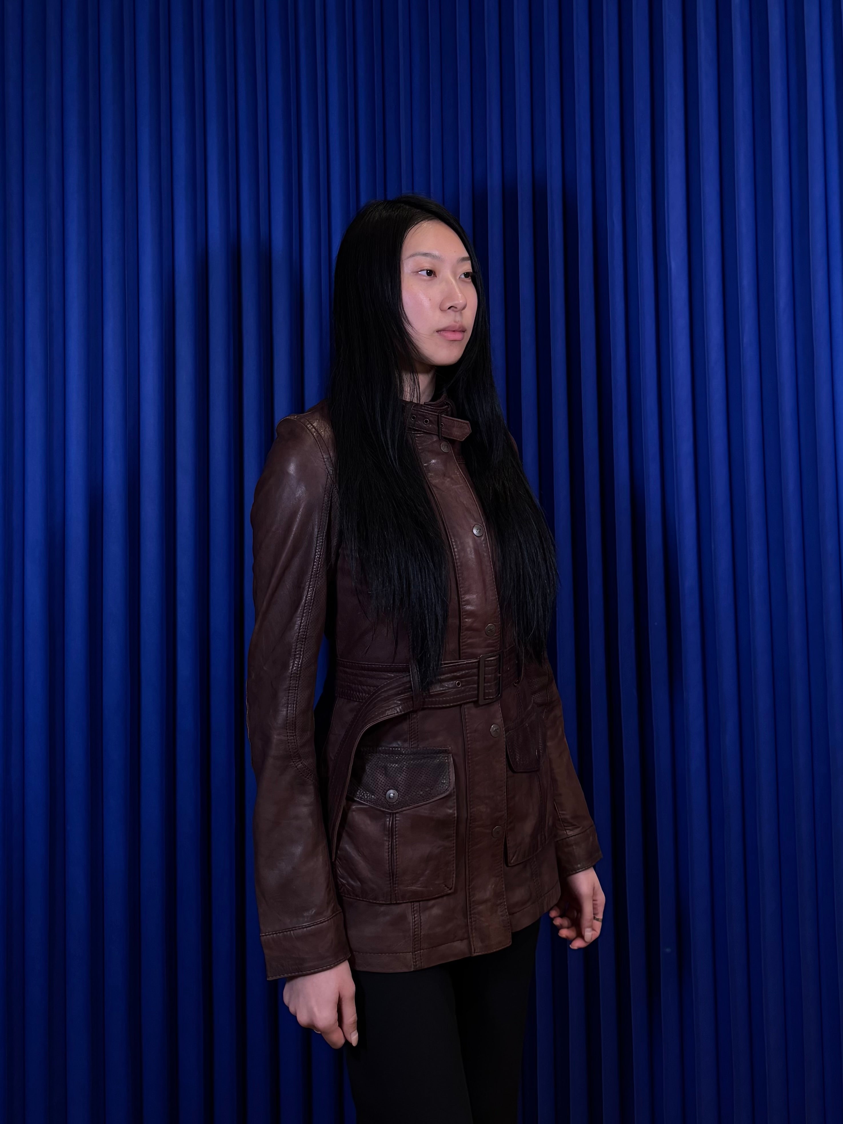 Apart Utility Belted Jacket