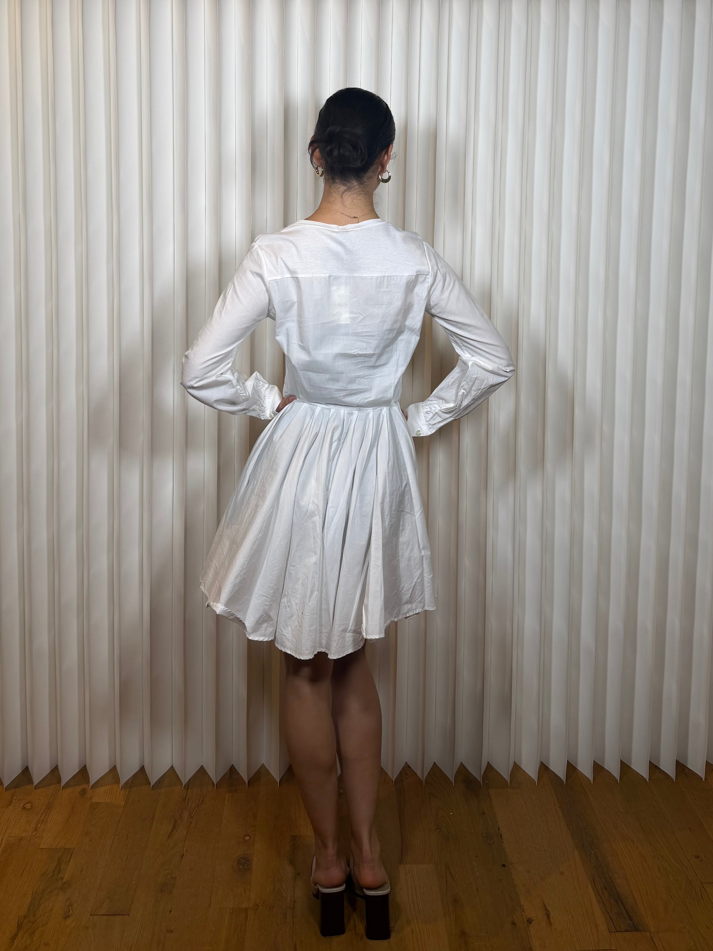 Mihara Yasuhiro L/S Cotton Mini Dress