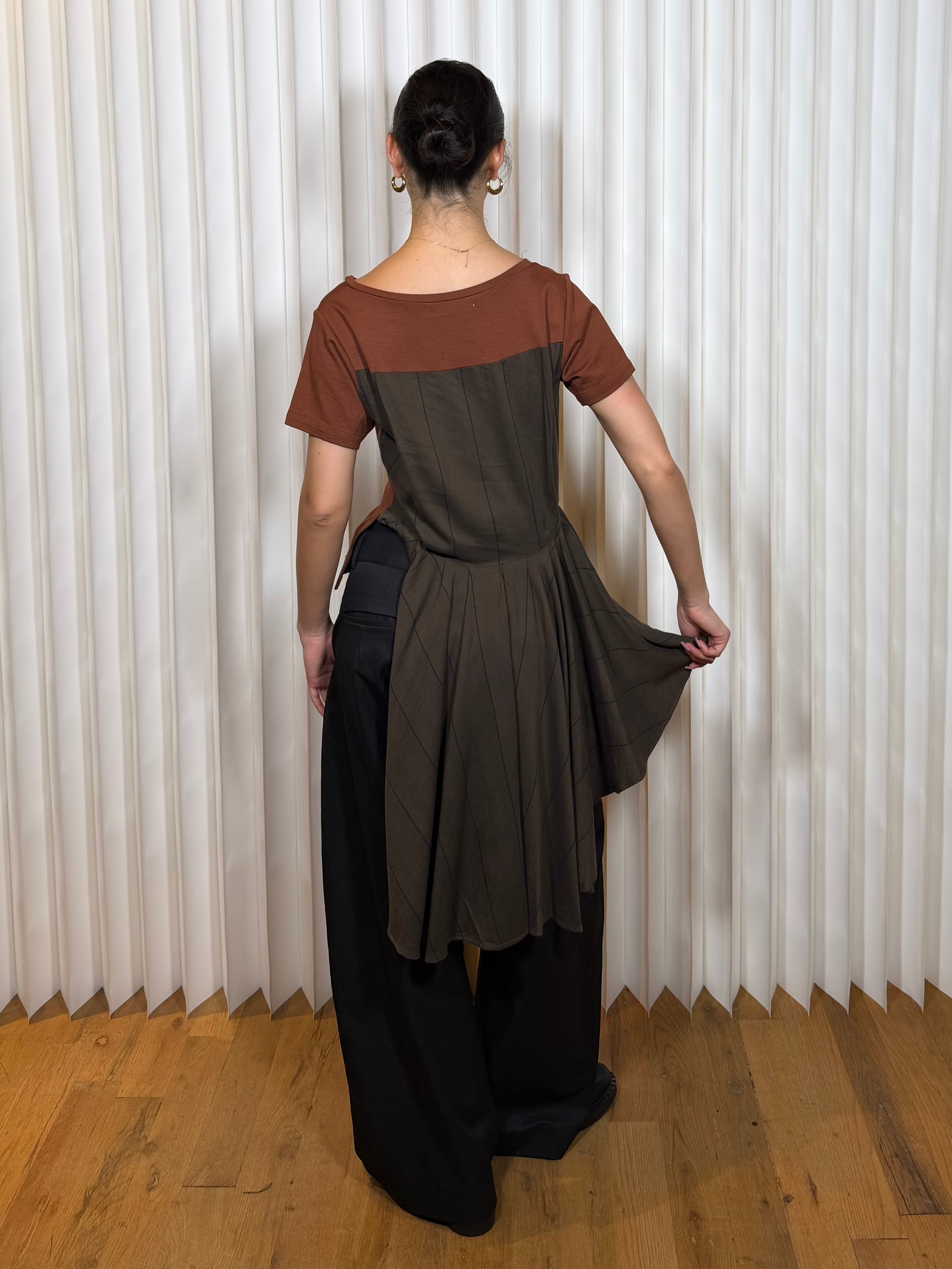 2020 Maison Mihara Yasuhiro Pleaded T-shirt