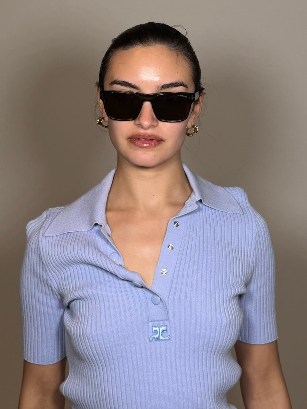 Tom Ford TF1205 Calder Marble Grey Sunglasses
