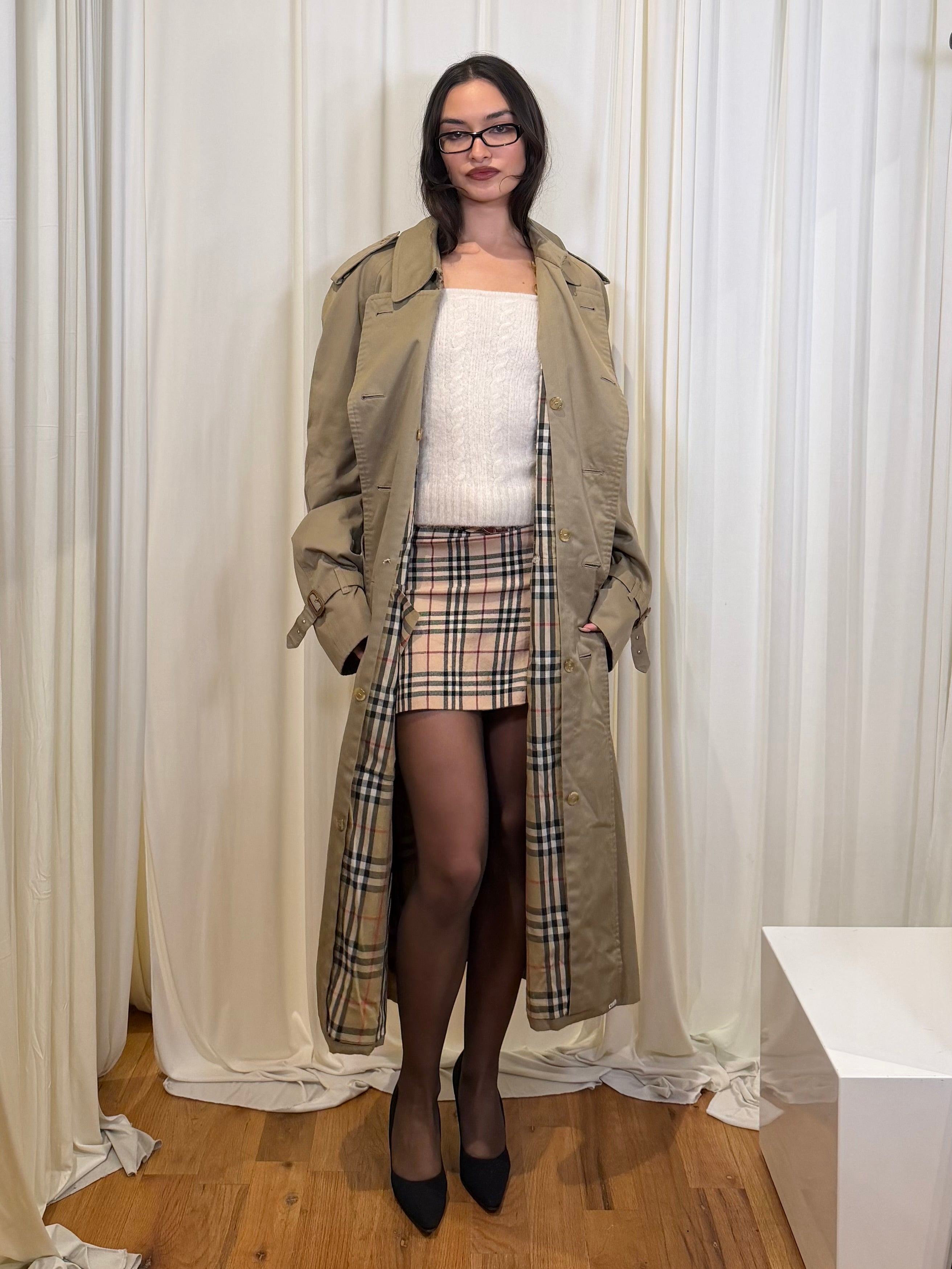 Vintage Burberrys’ Double Breasted Trench 42L