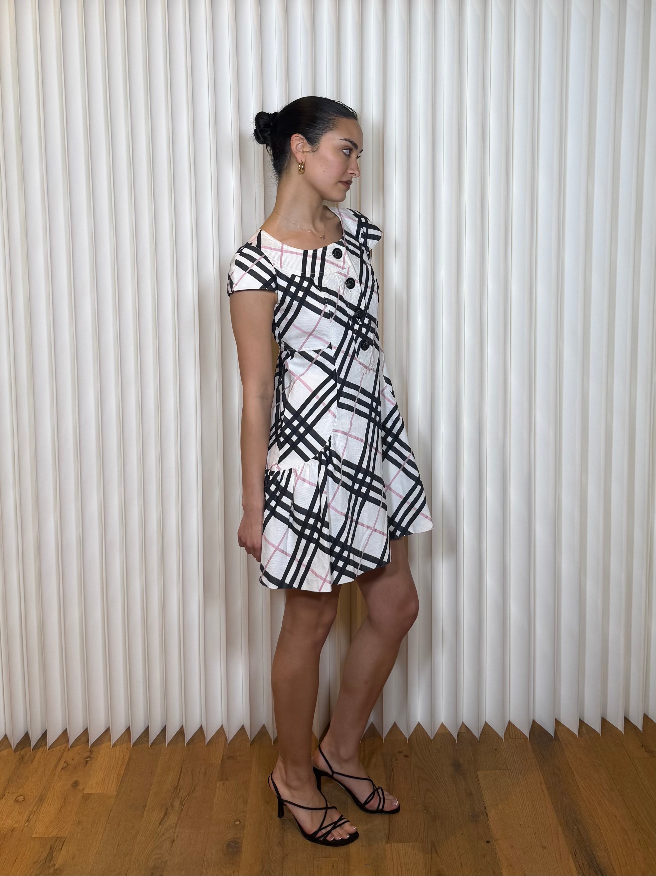 Vintage Burberry Blue Label Plaid Dress