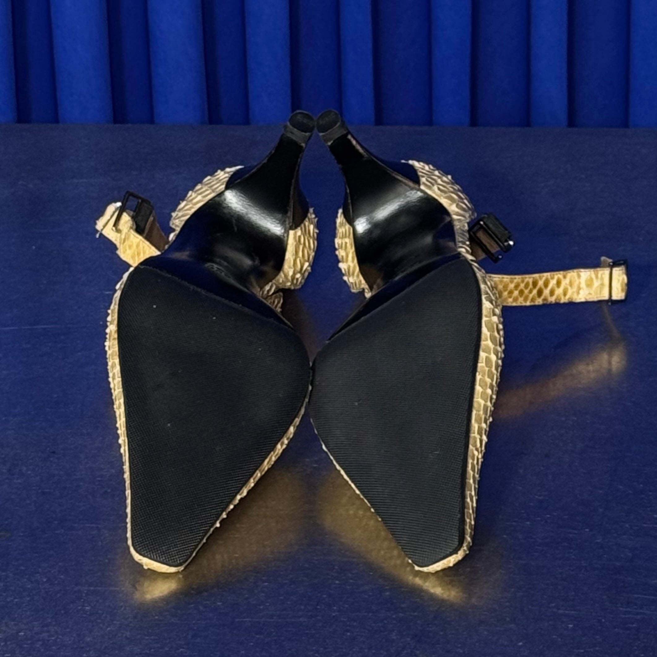 GUCCI SNAKESKIN HEELS