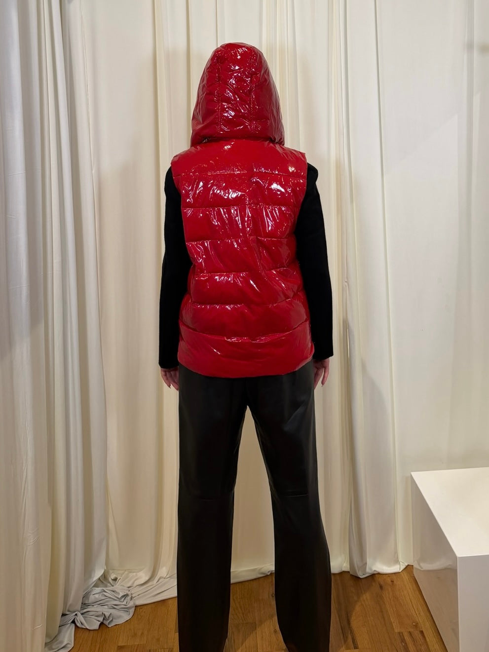 Moncler Red Puffer Vest