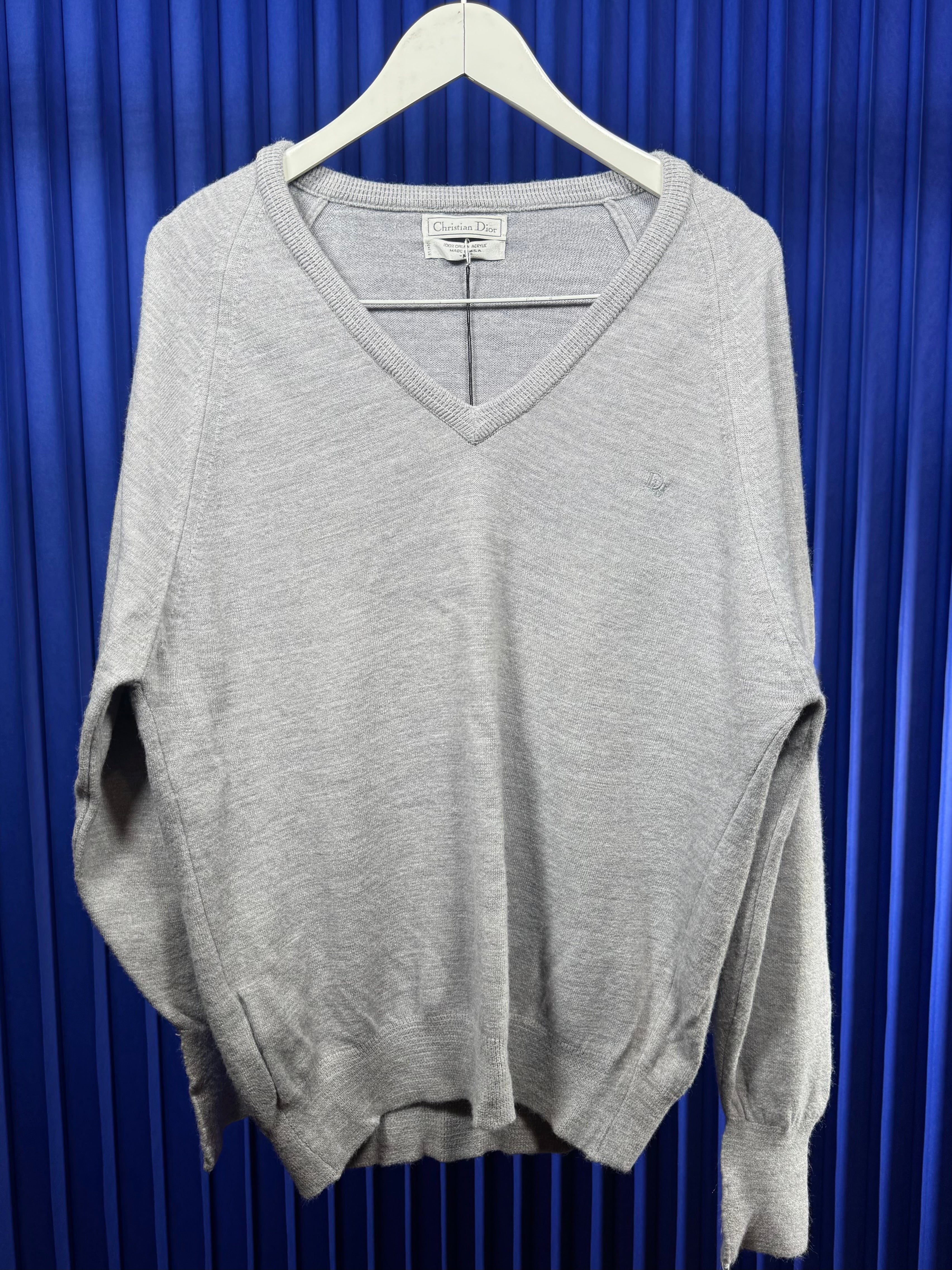 CHRISTIAN DIOR V-NECK SWEATER