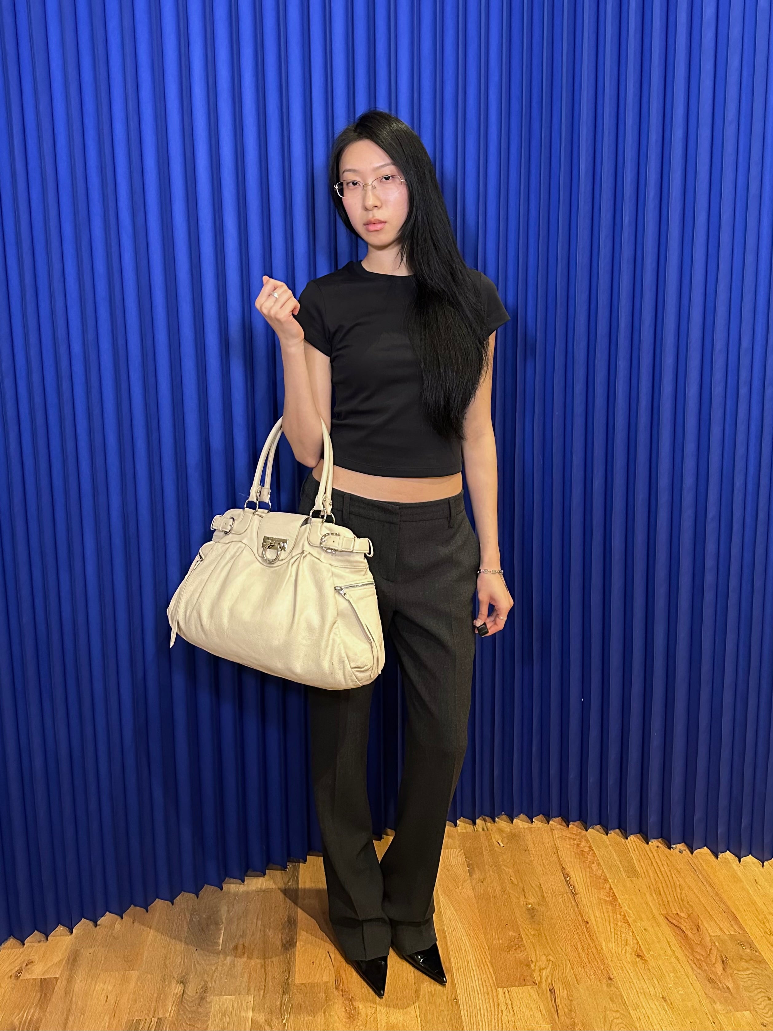 Salvatore Ferragamo Marisa handbag ‘beige’