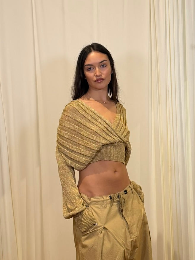 Buffums Gold Sweater