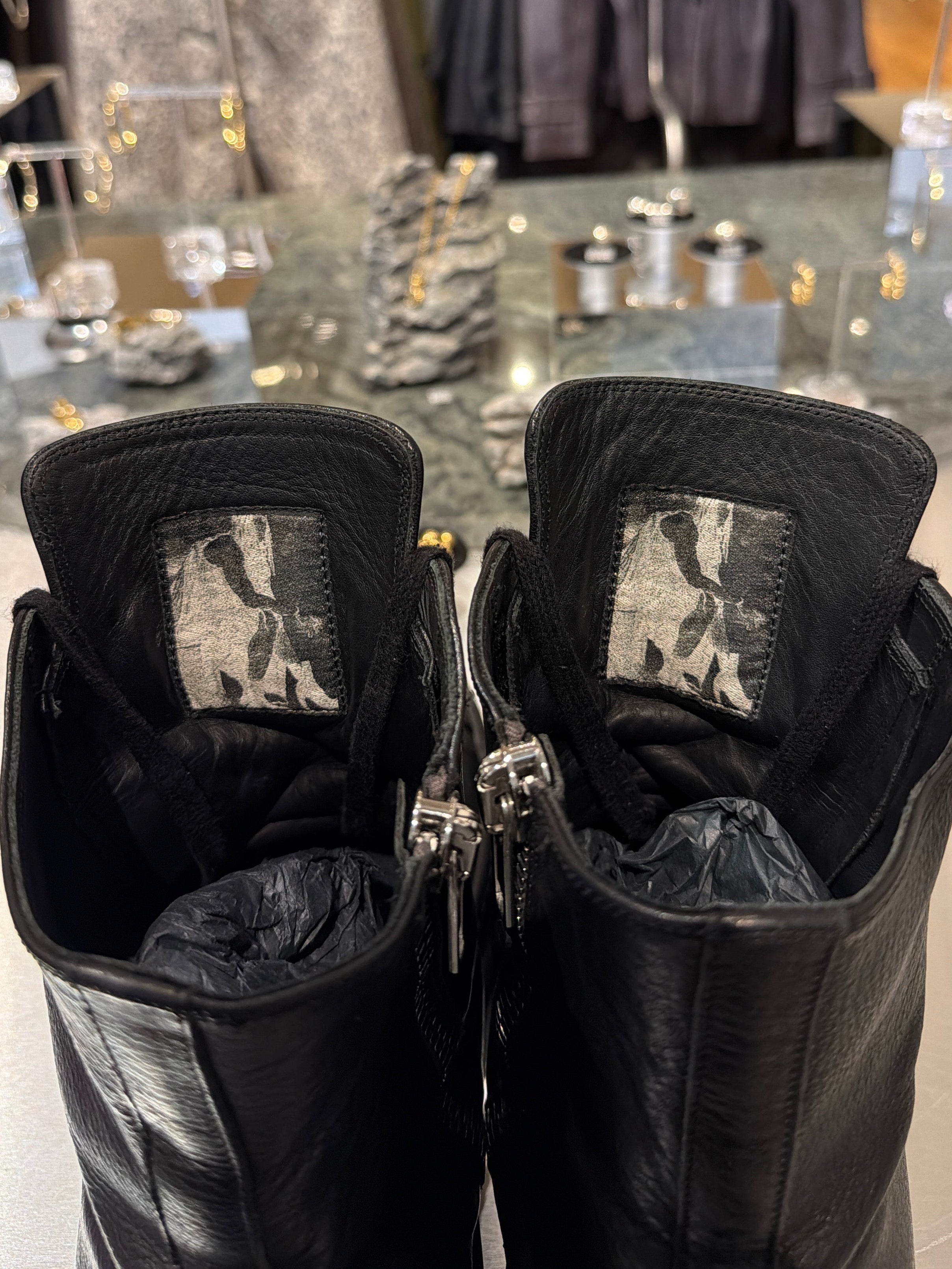 RICK OWENS DOUBLE BUMPER RAMONES