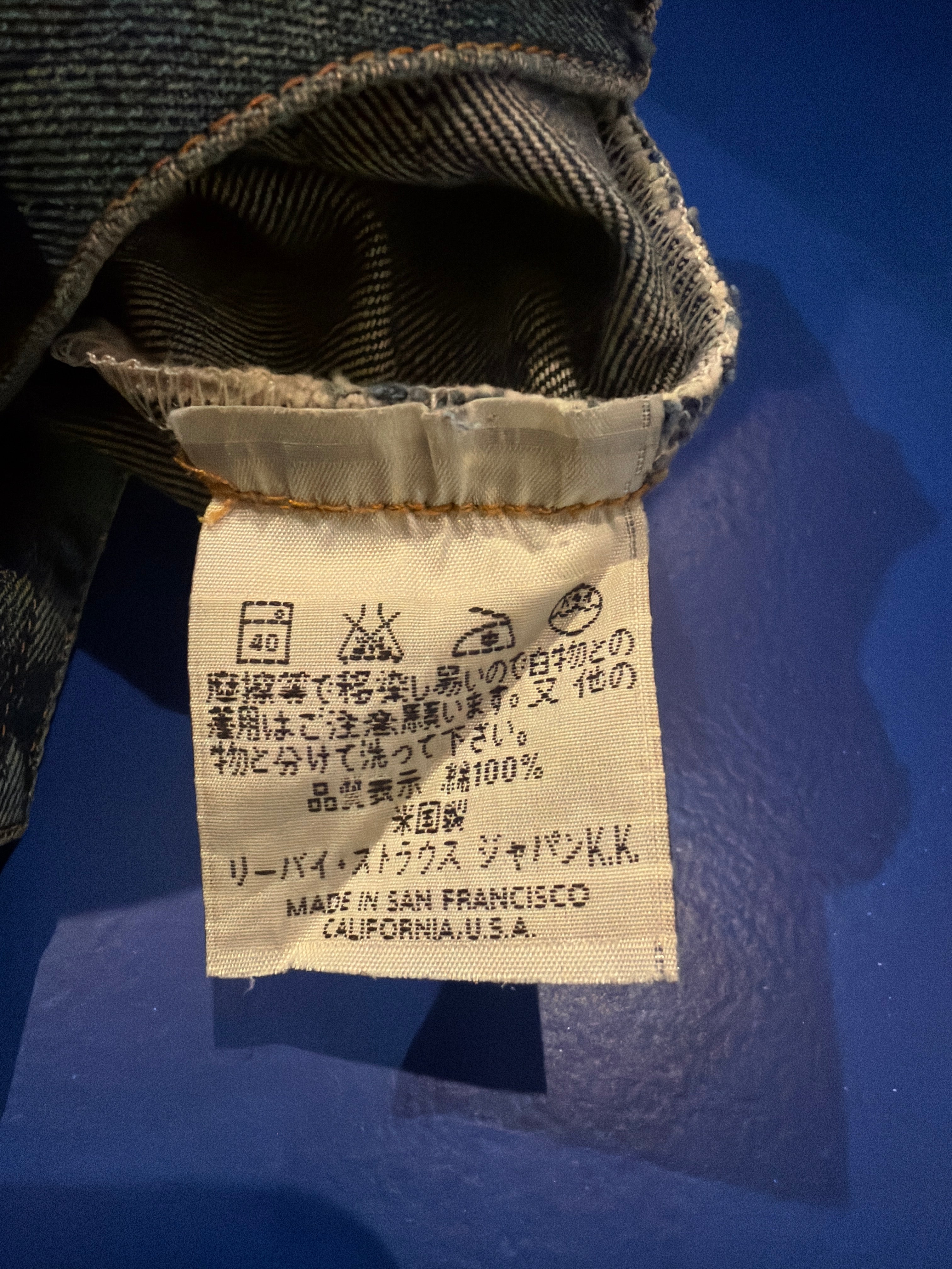 Vintage Readjusted Levi’s 201 Jeans ‘Buckleback’