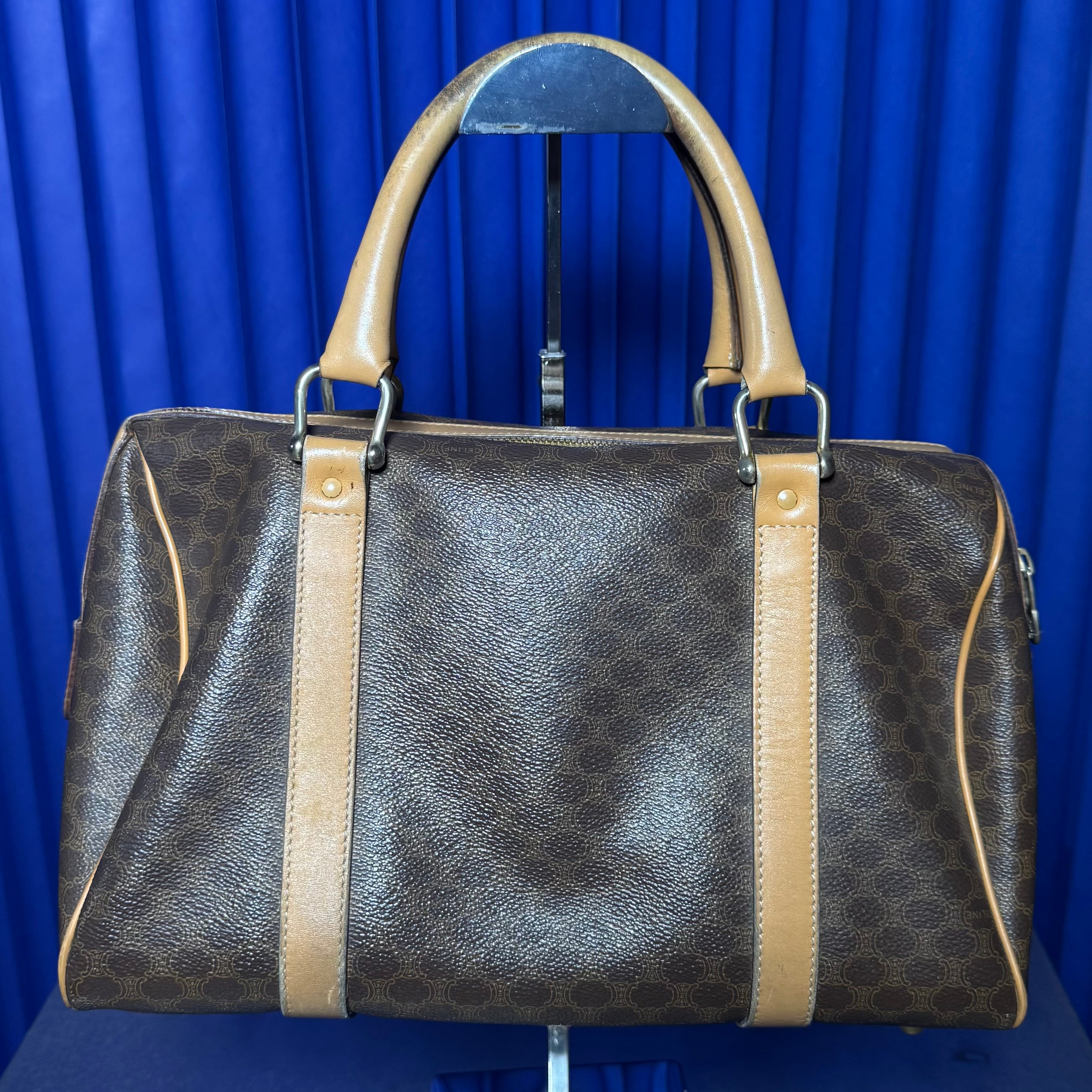 CELINE MACADAM BOSTON HANDBAG
