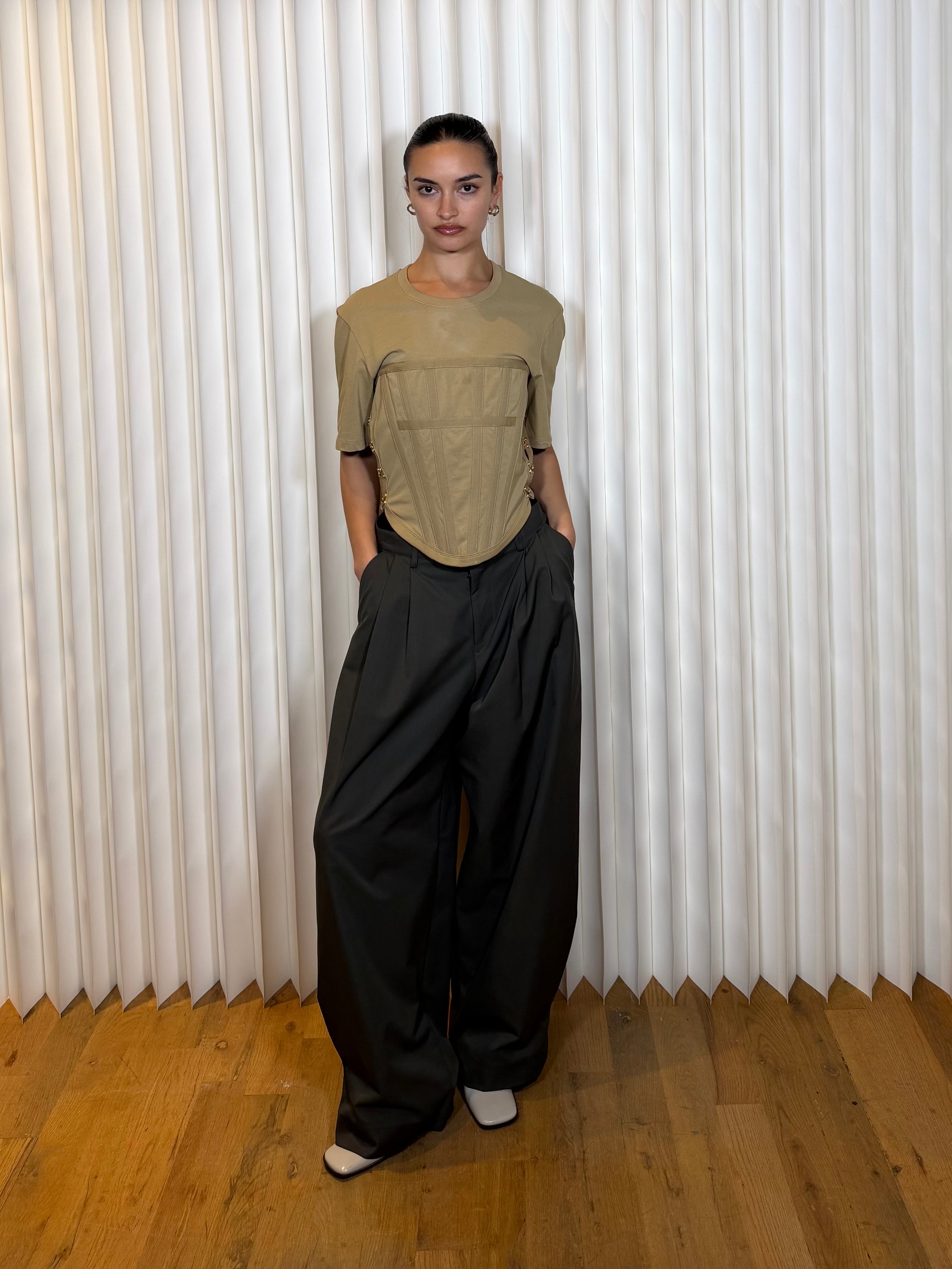 Dion Lee Corset Crewneck Top