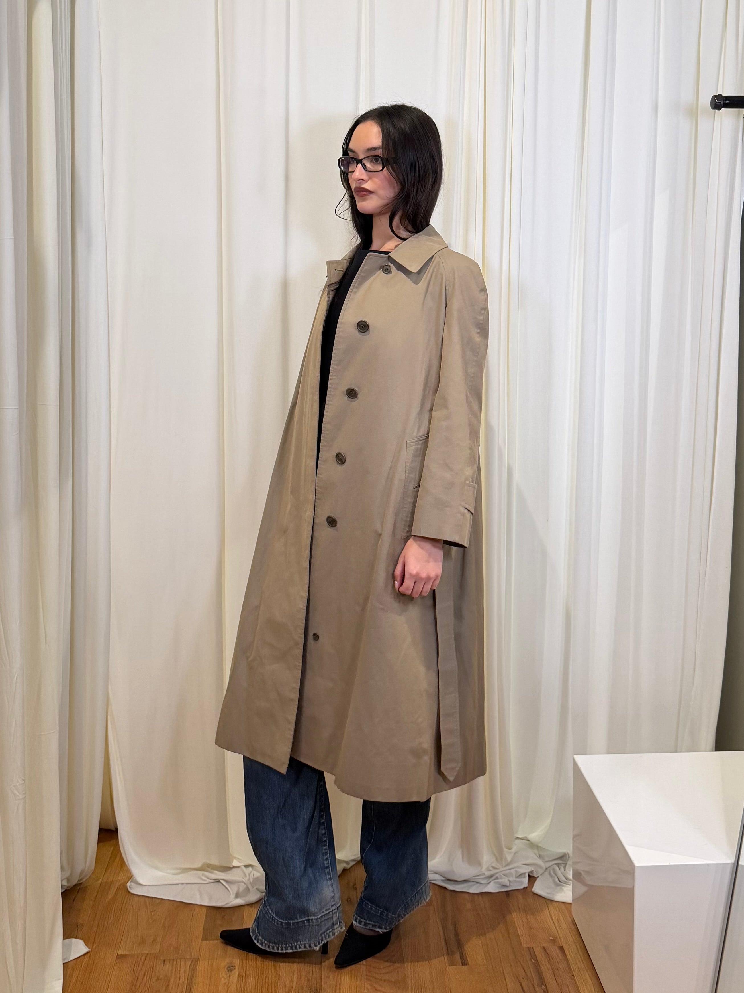 Vintage Burberrys’ Belted Coat XS/S