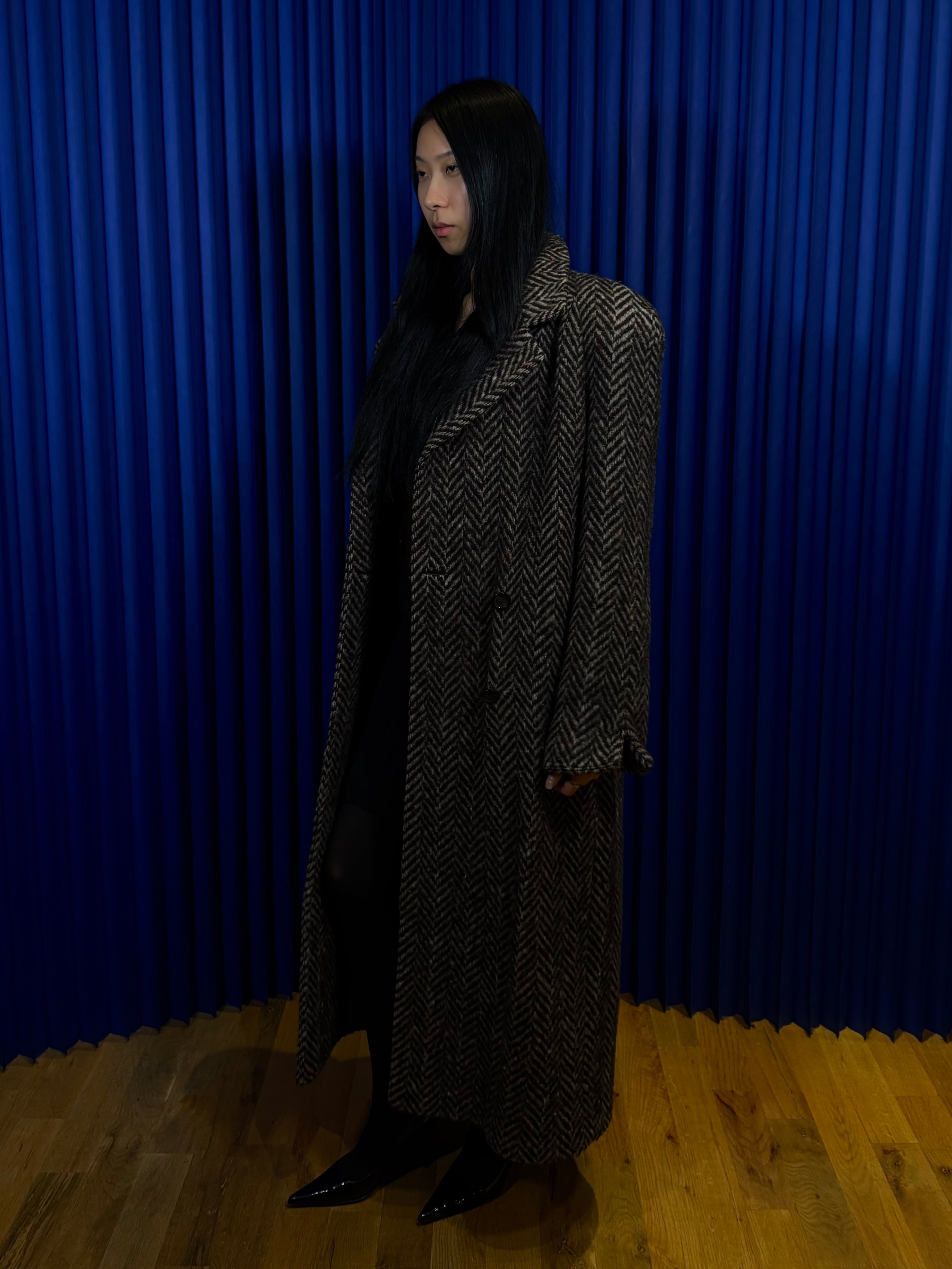 JG Hook Brown Wool Coat