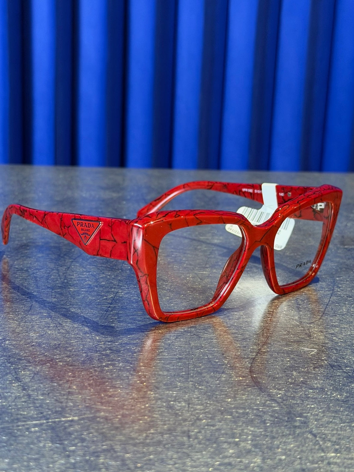 Prada PR 09ZV Eyeglasses ‘Red’