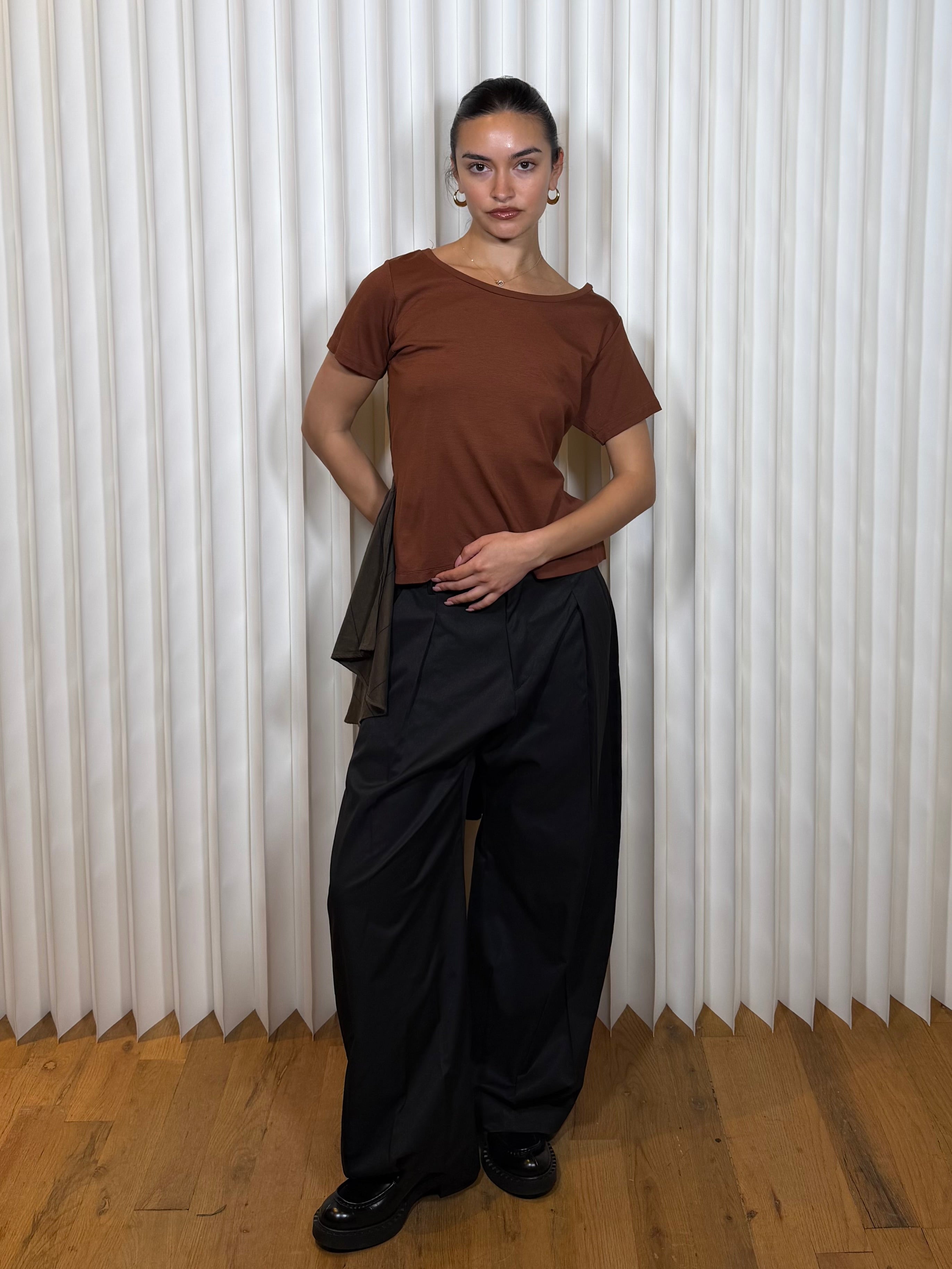 2020 Maison Mihara Yasuhiro Pleaded T-shirt
