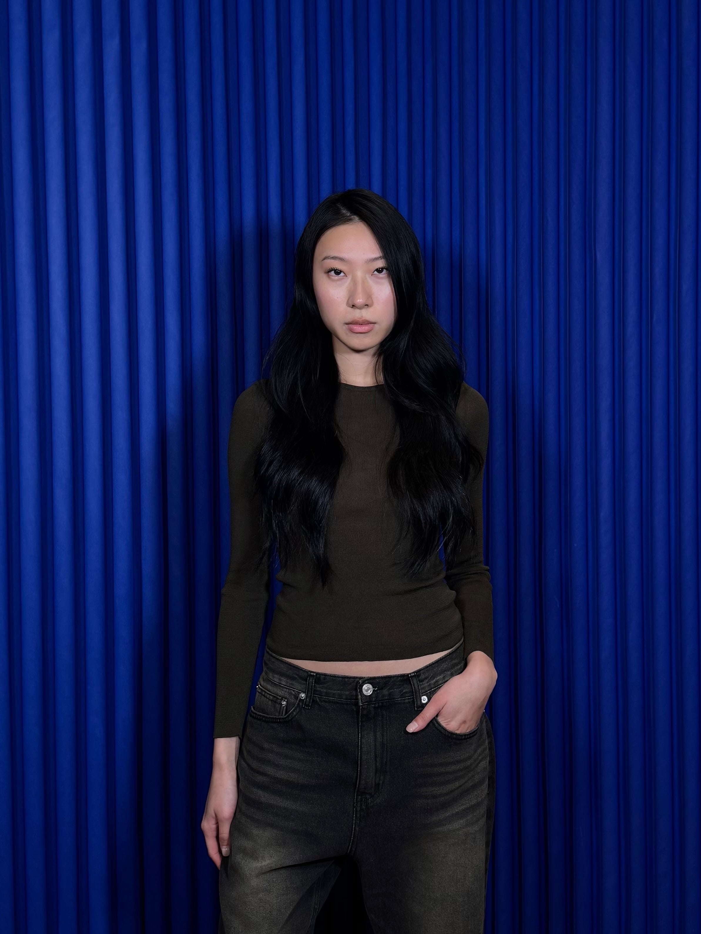 Gucci Silk Knitted Long Sleeve Top ‘Dark Green’