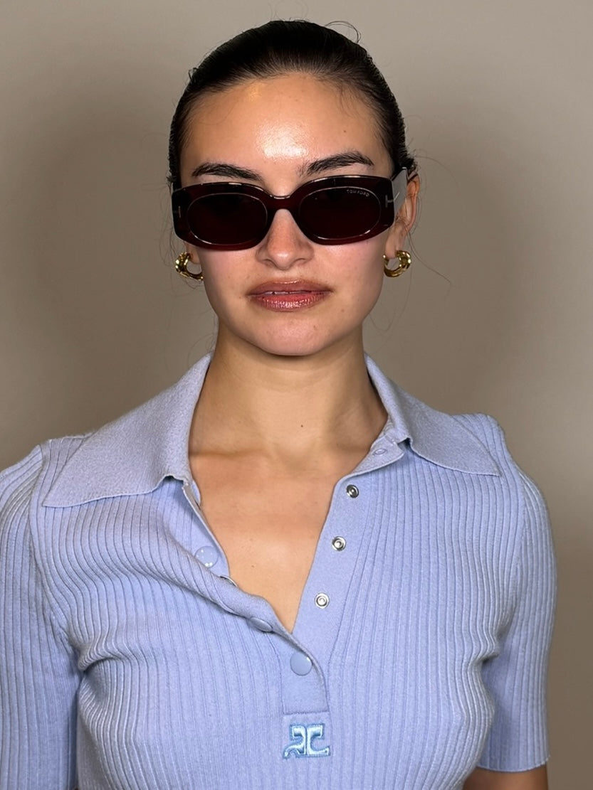 Tom Ford TF1187 Cielle Bordeaux Sunglasses