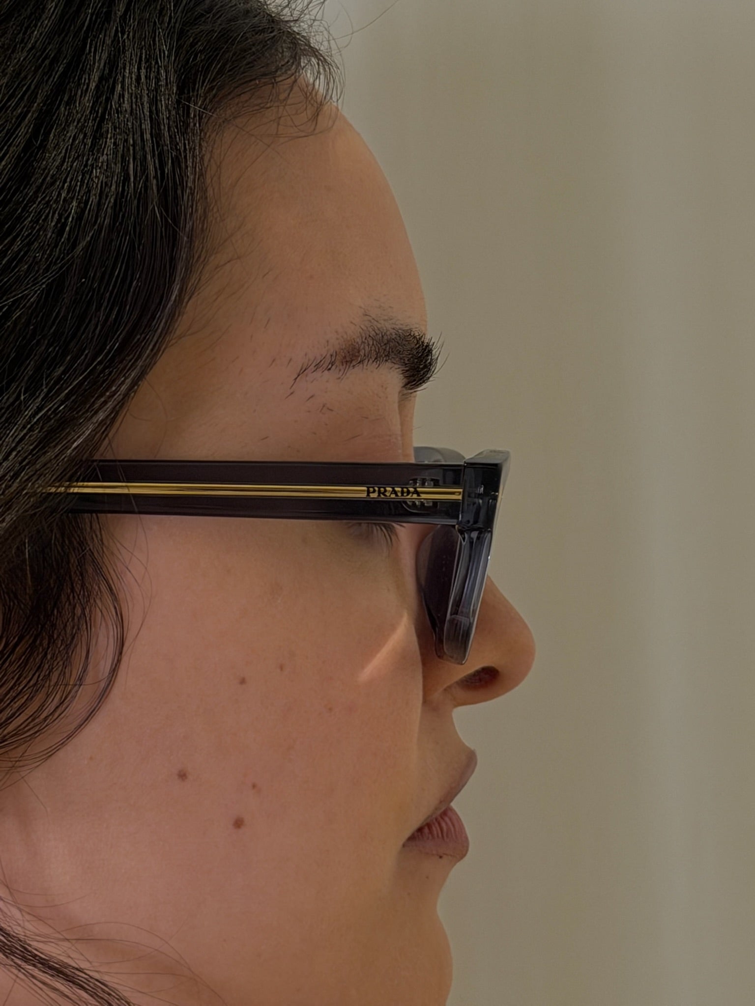 Prada PR B 02V EYEGLASSES ‘Dark Blue’