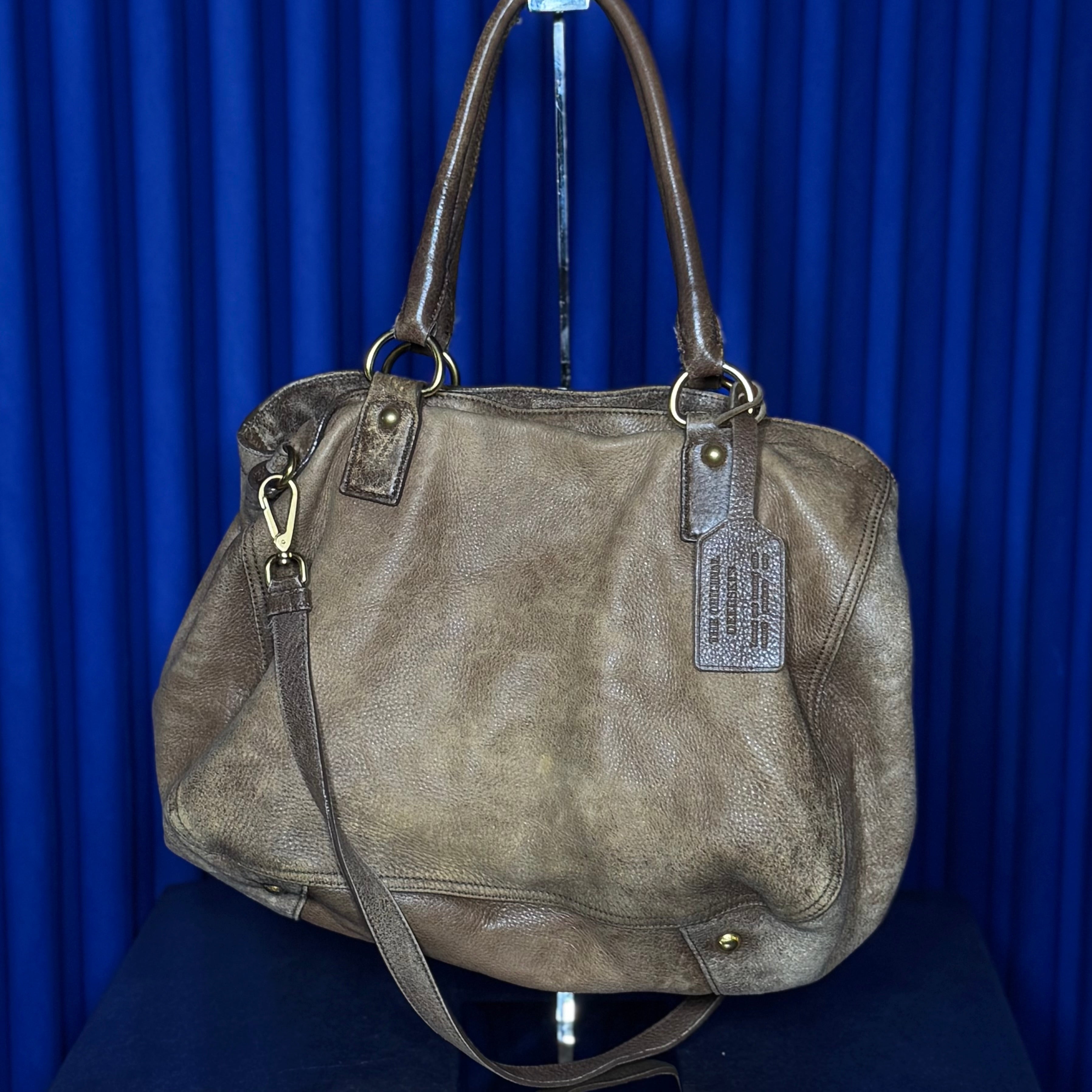 PRADA CERVO ANTIK CAMMELLO LEATHER BAG