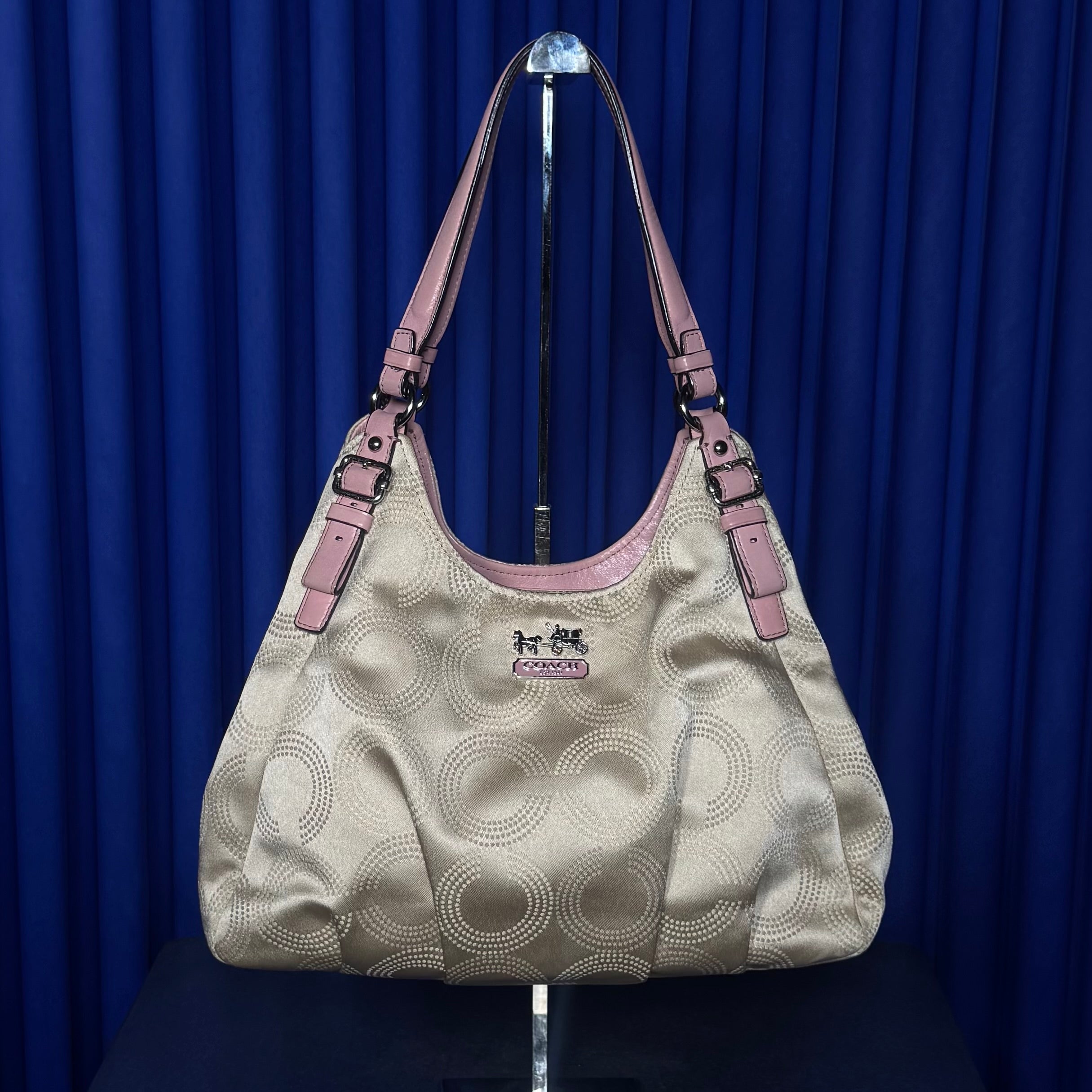 COACH MADISON SATEEN MAGGIE SHOULDER BAG