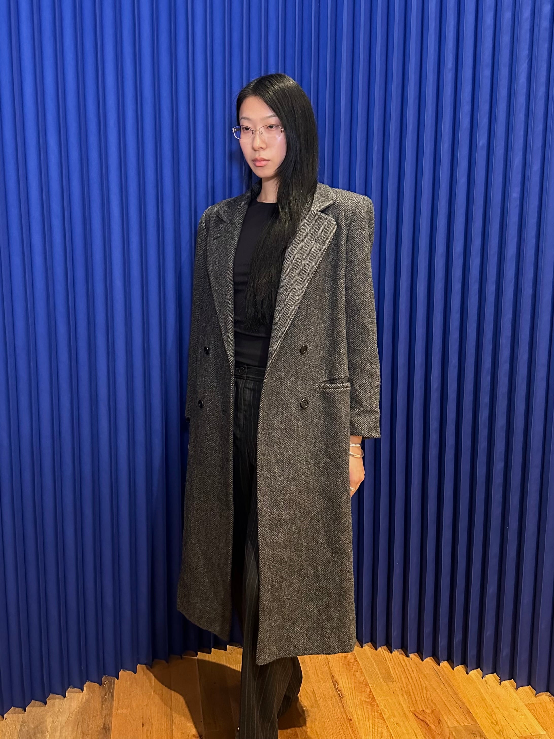 JG Hook Grey Wool Coat