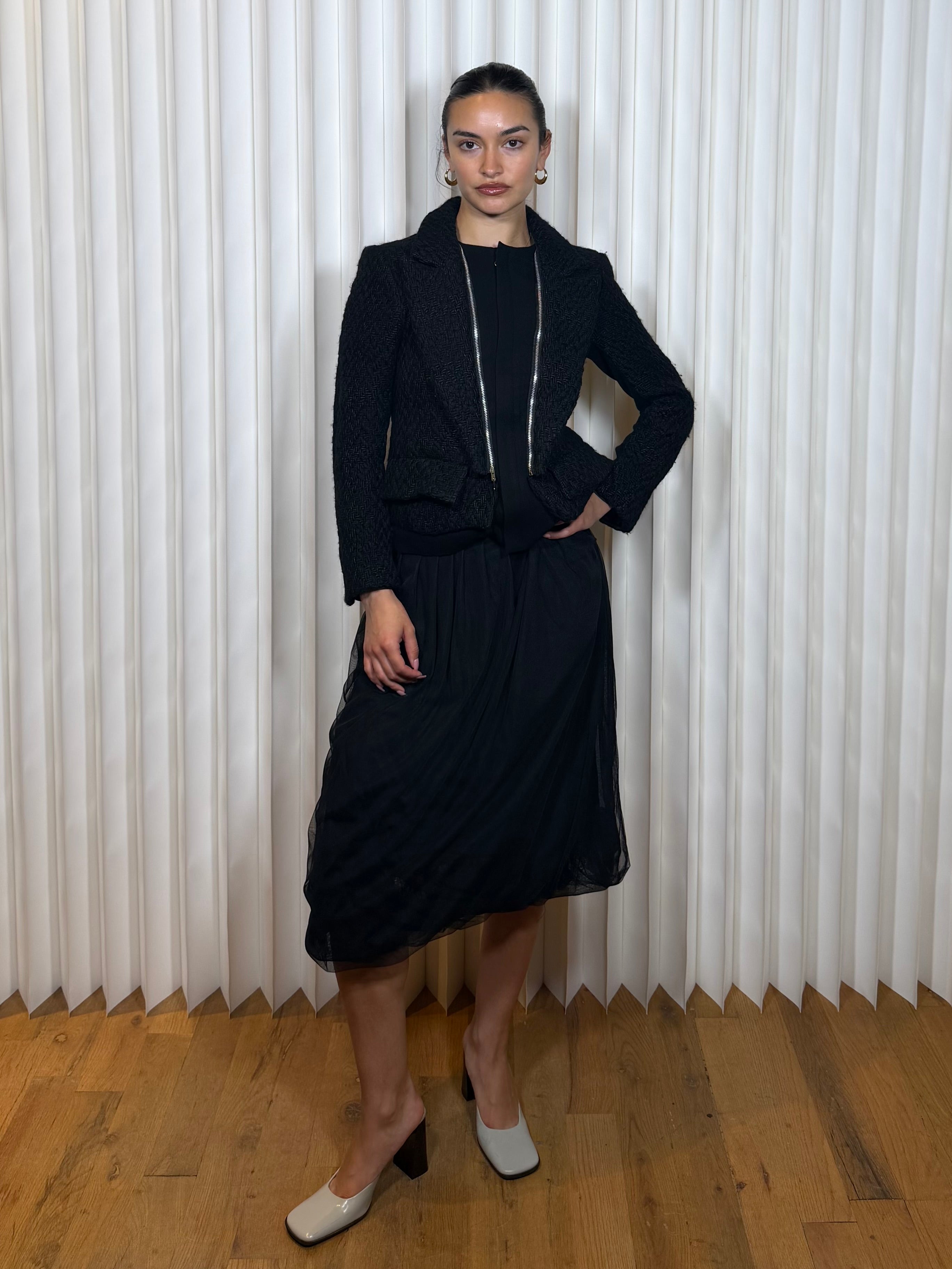 Lilith Black Bubble Skirt
