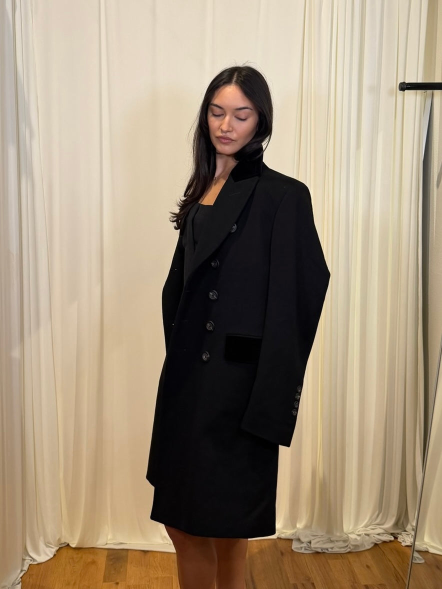 Etiqueta Negra By loro Piana Double Breasted Coat