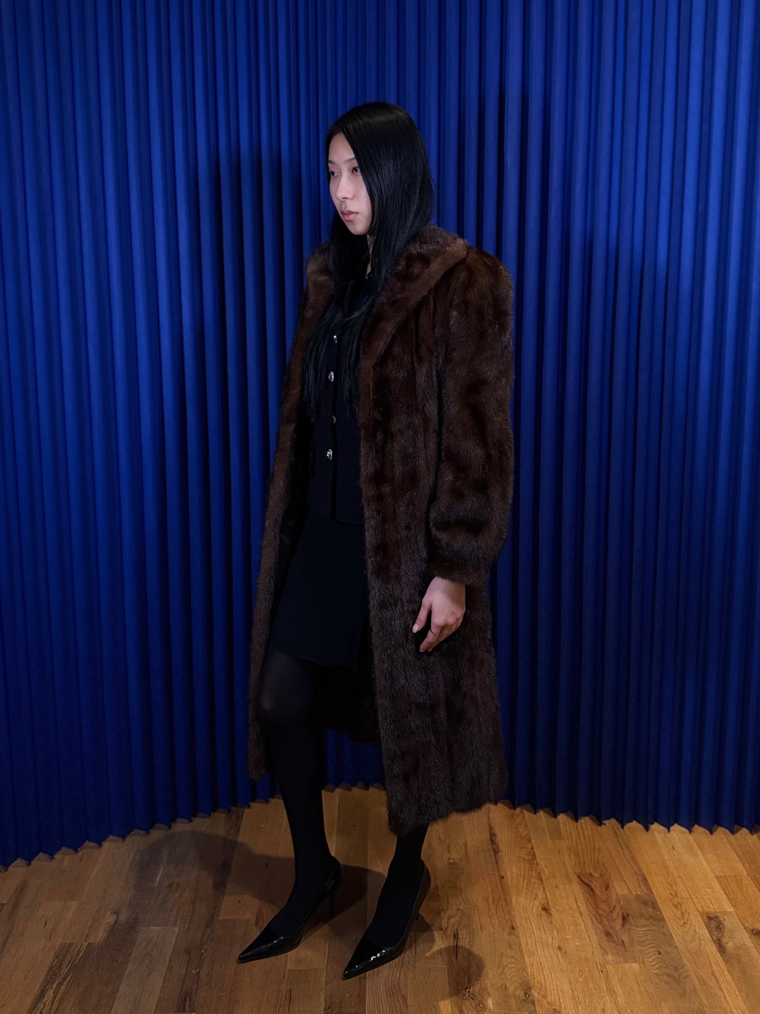 Vintage Mink Full Length Overcoat