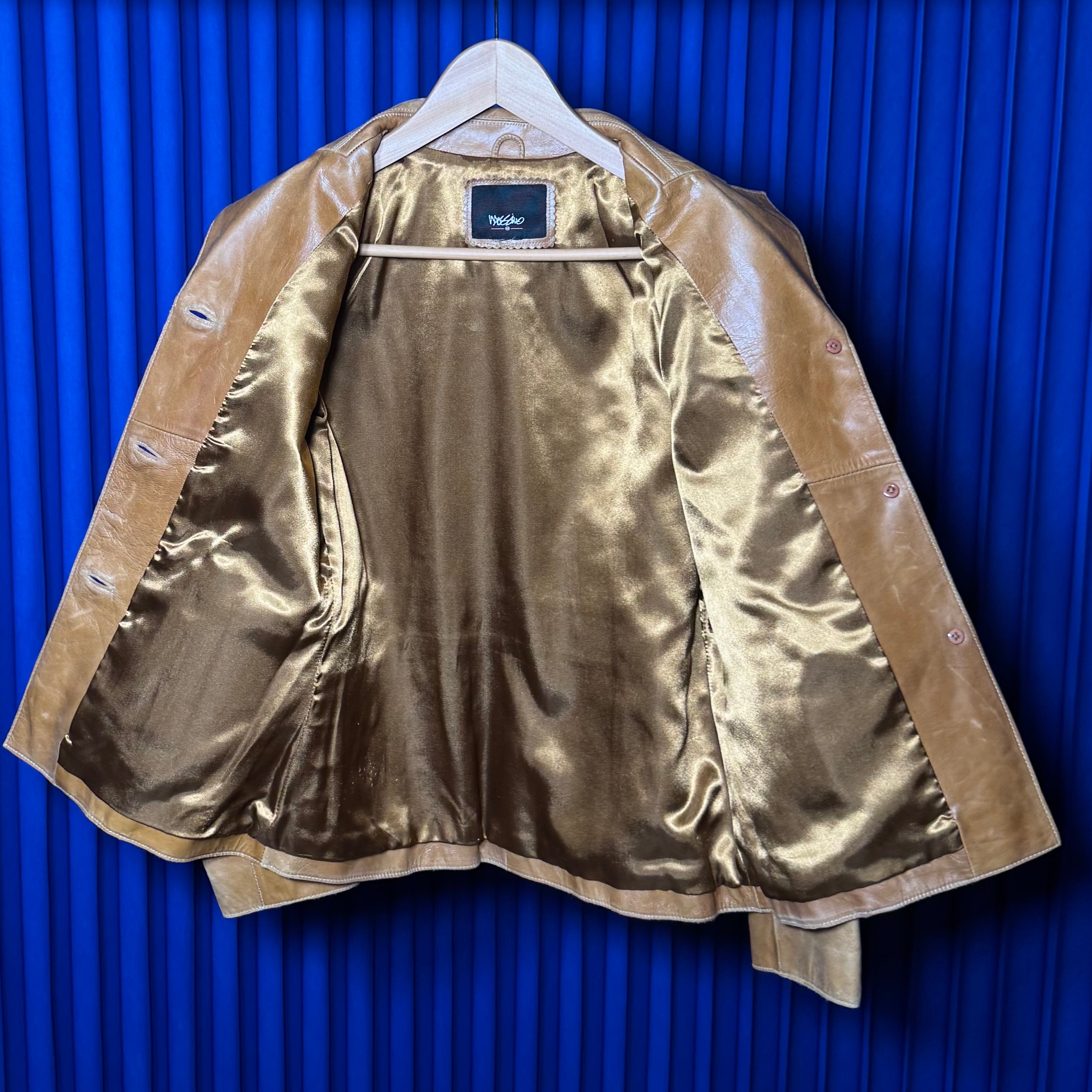 MOSSIMO CAMEL LEATHER JACKET