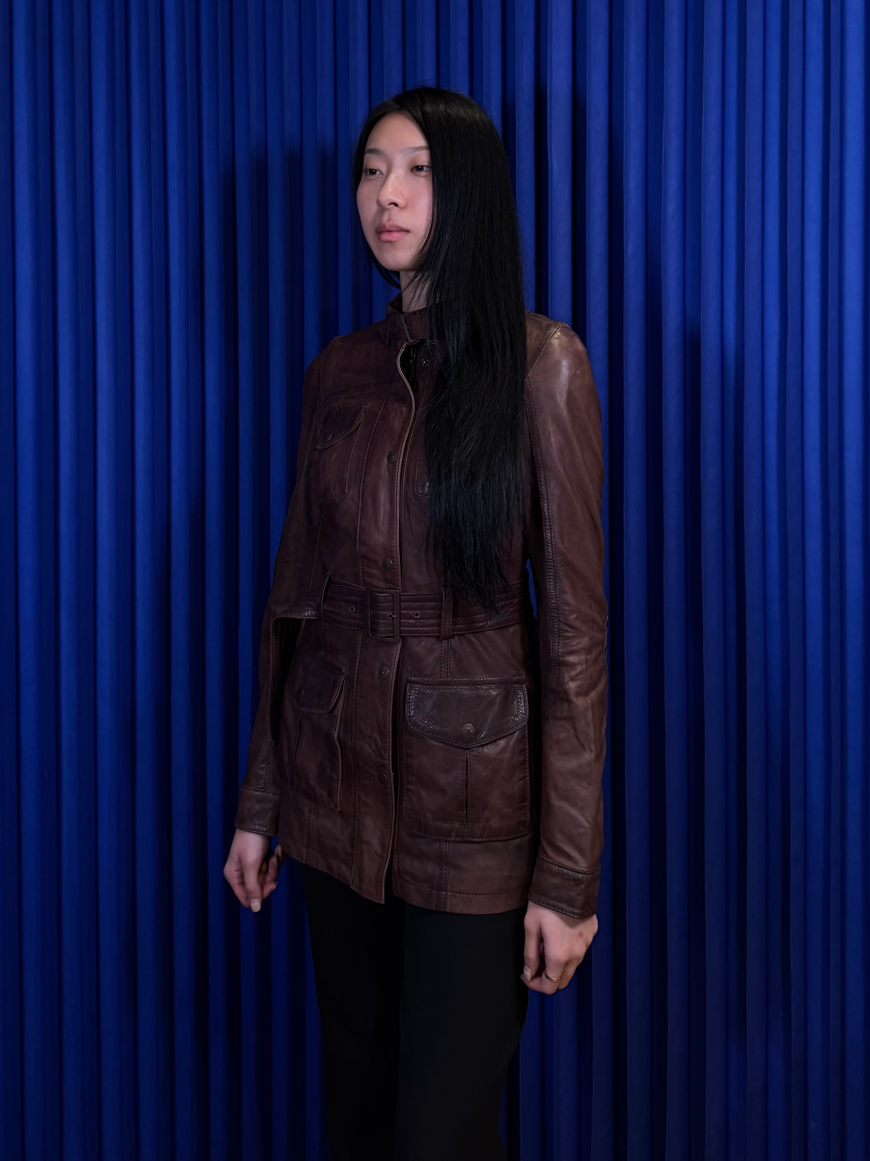 Apart Utility Belted Jacket