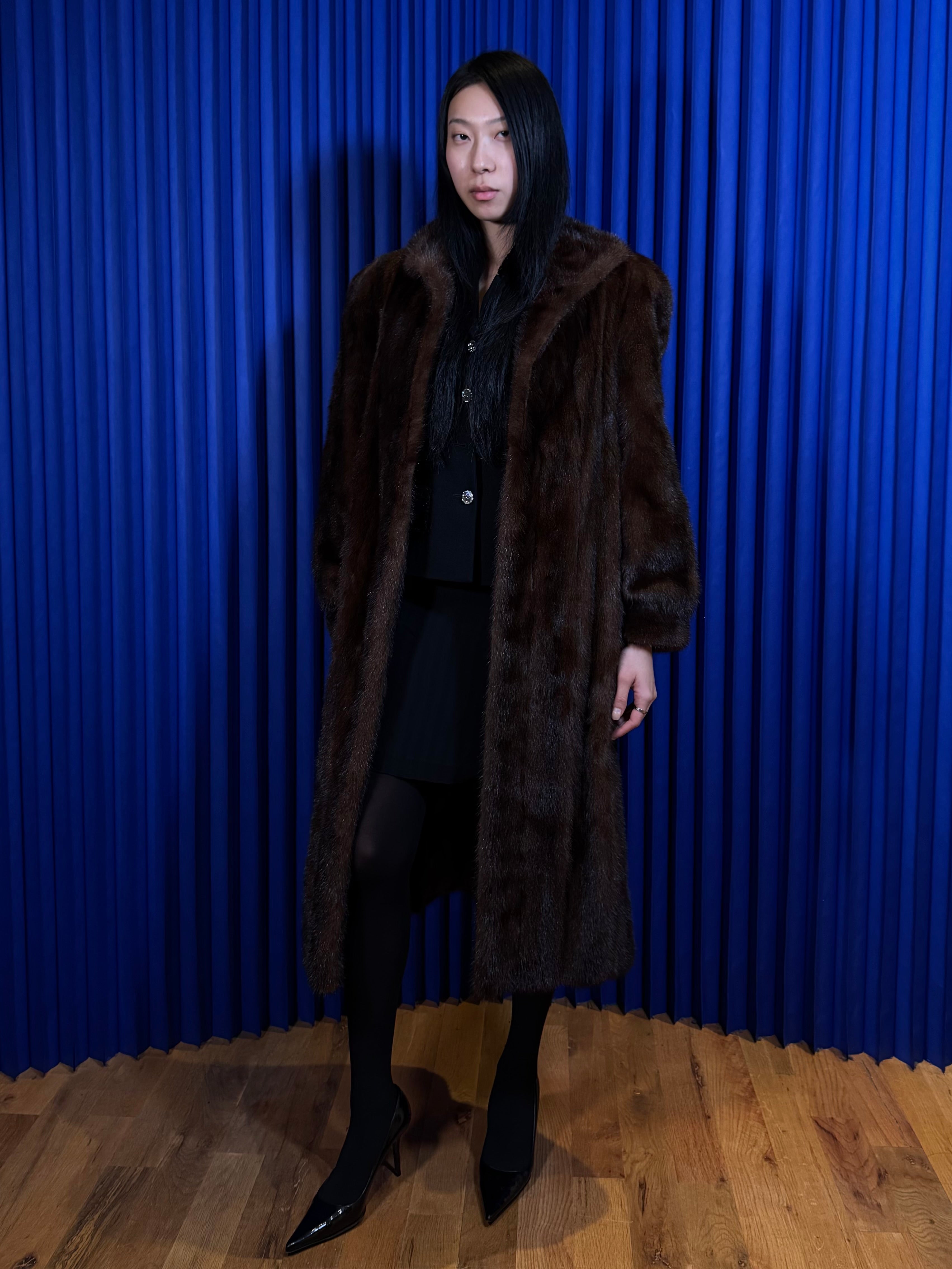 Vintage Mink Full Length Overcoat