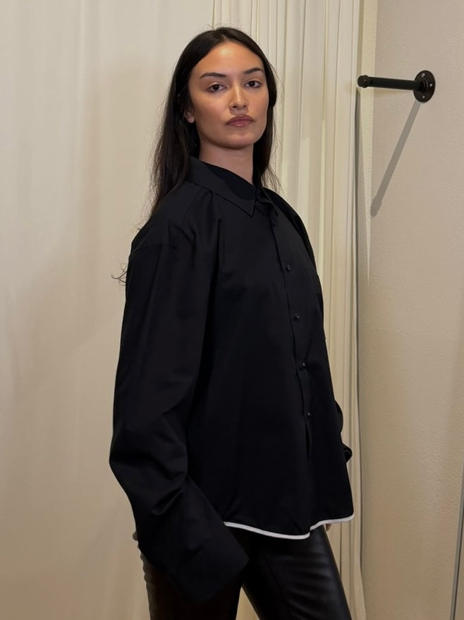 Frida Reworked Button Up ‘Black’