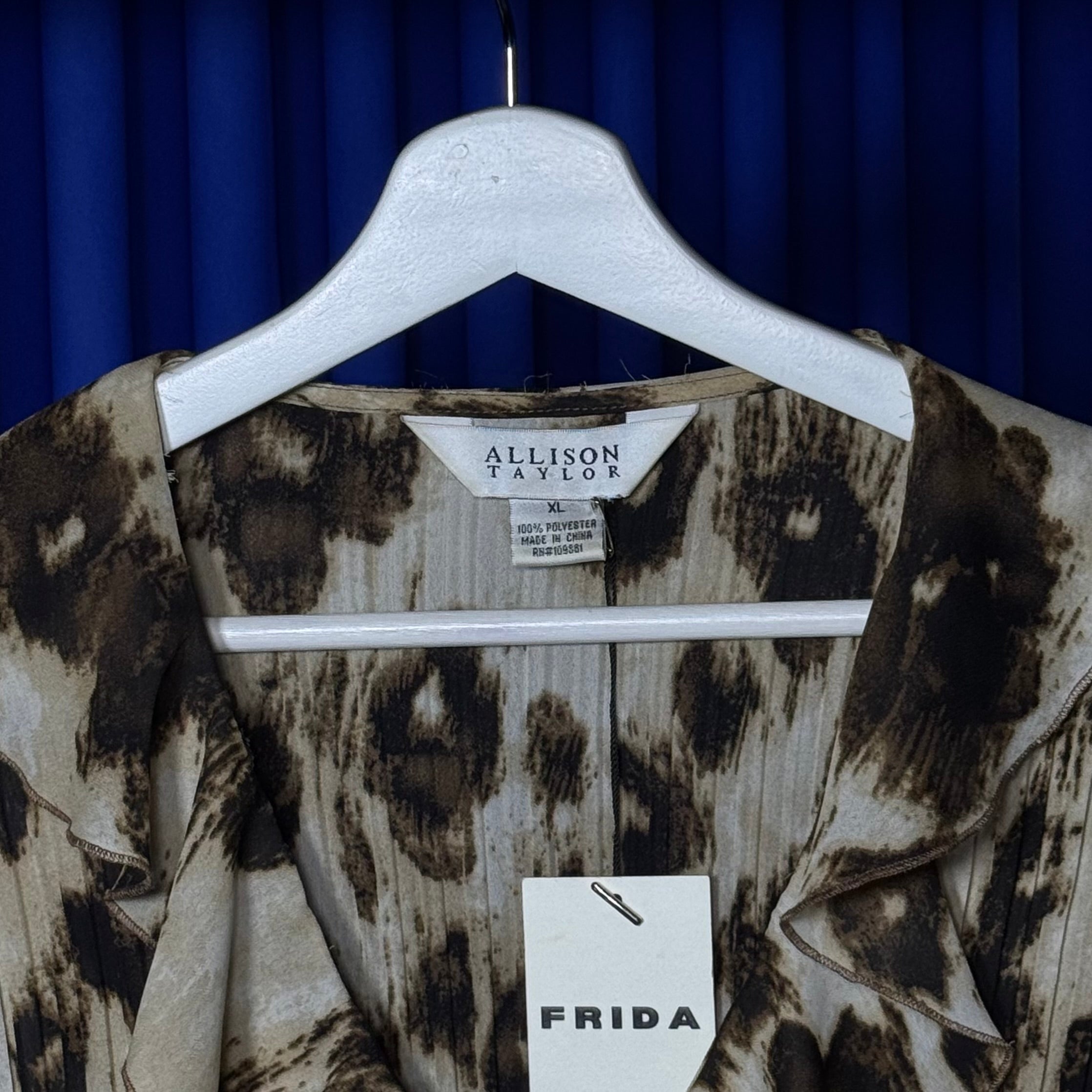 Allison Taylor Animal Print Blouse