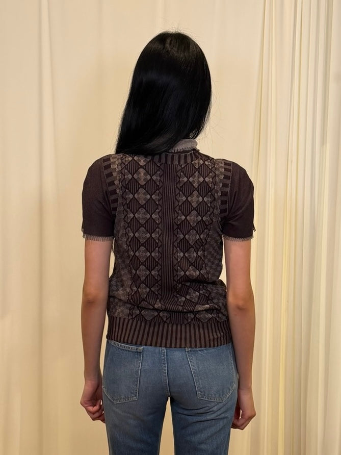 Pleats Please Turtleneck S/S Top